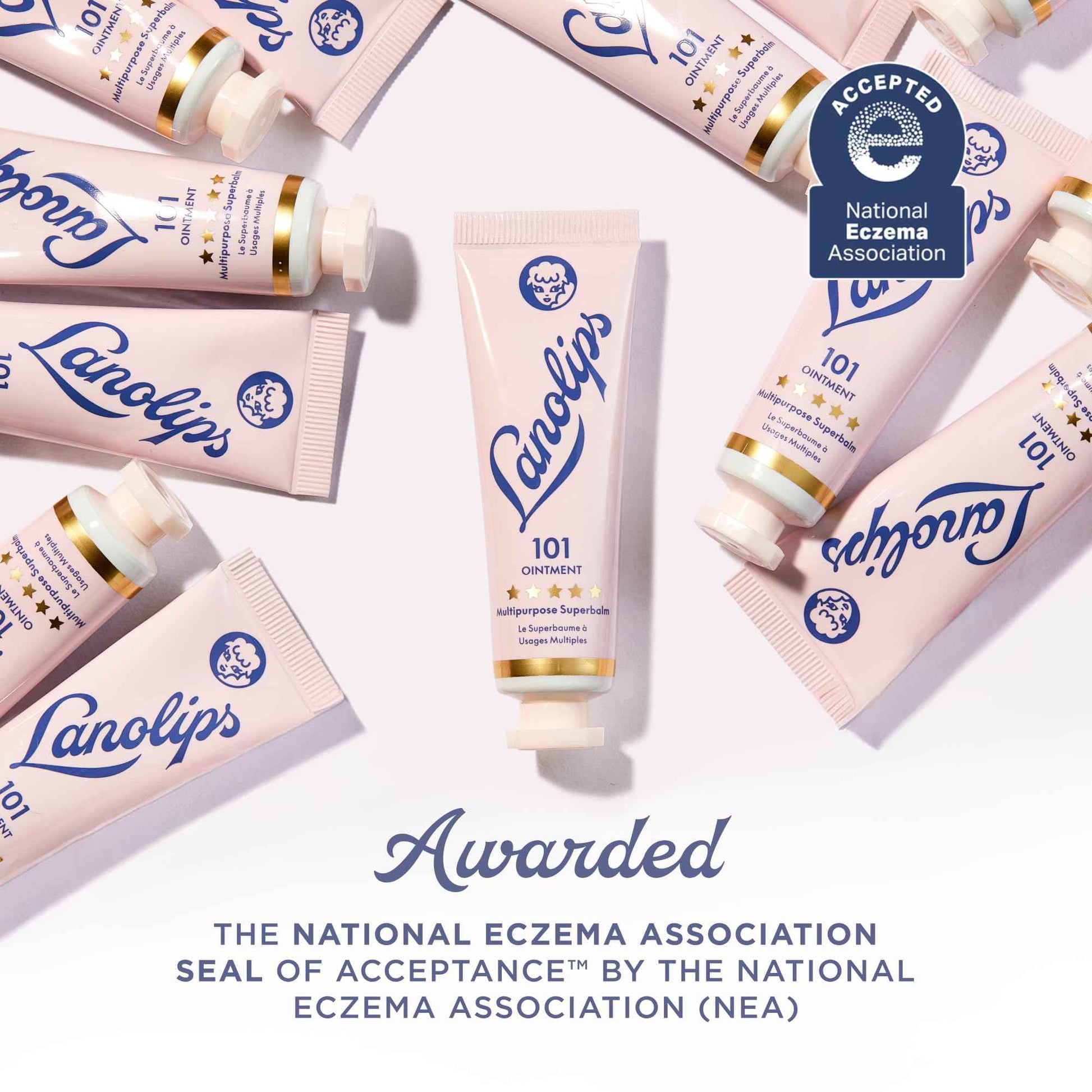 Lanolips 101 Ointment Multi-Balm Duo, Original Superbalm - Contains Pure Lanolin Oil for Smooth, Hydrated, & Healthy Lips - Natural Lip Balm for Dry Lips, Cuticles, & More (2-Pack, 0.52 oz each)