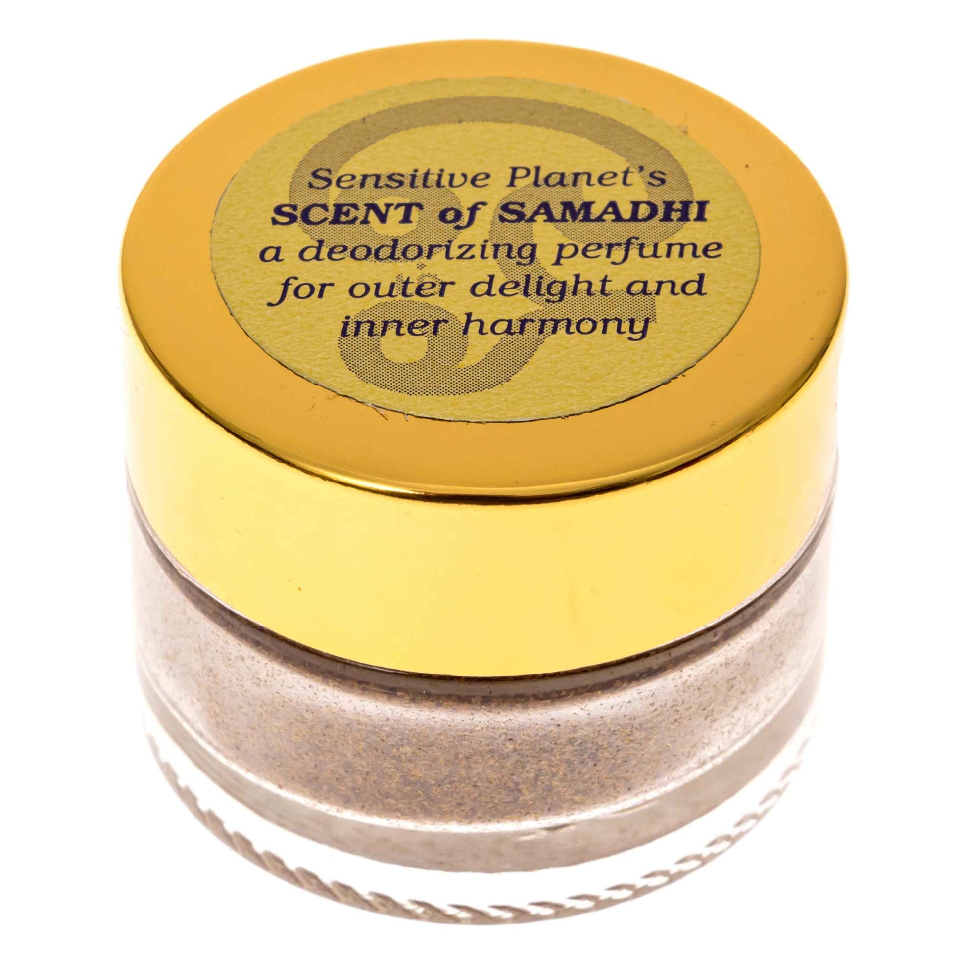 Sensitive Planet Scent of Samadhi Powder - All-Natural Deodorant and Personal Fragrance with Sandalwood, Tulsi, Rose and Clove, 2 oz Jar (1-Pack)