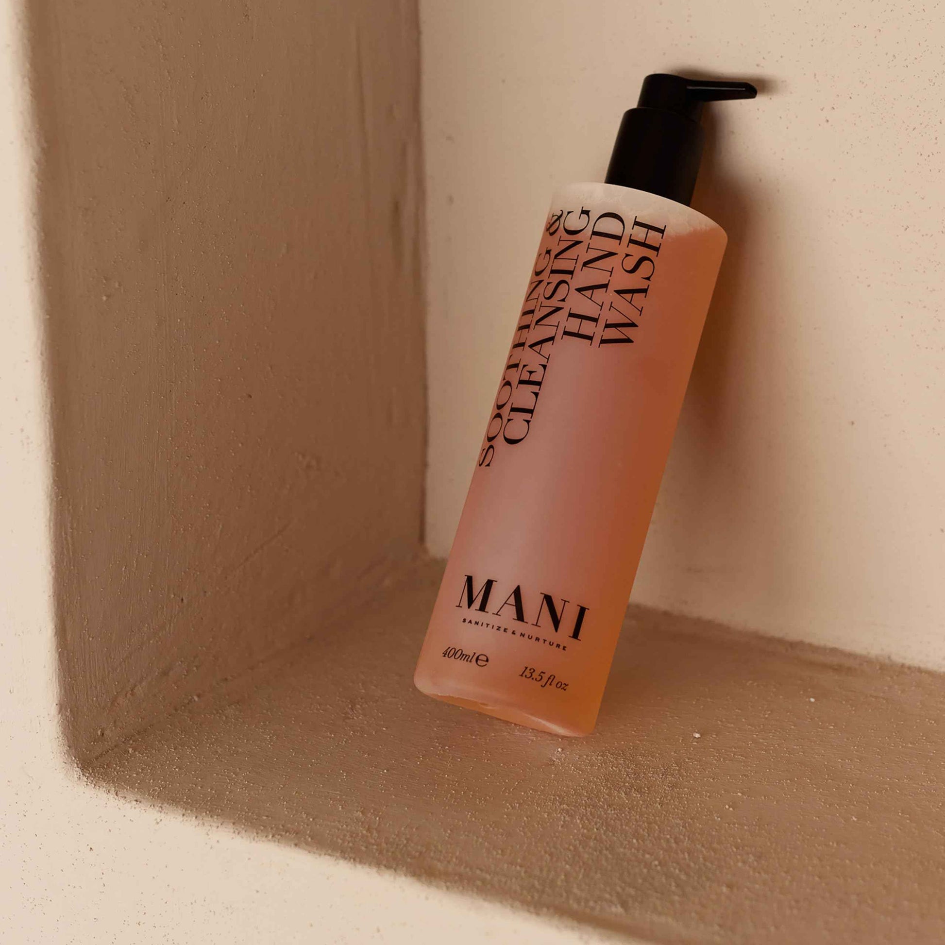 Mani Soothing and Cleansing Hand Wash - Vitamin C and E Organic Hand Soap - Oat Proteins and Aloe Vera Moisturize Skin - 13.5 oz