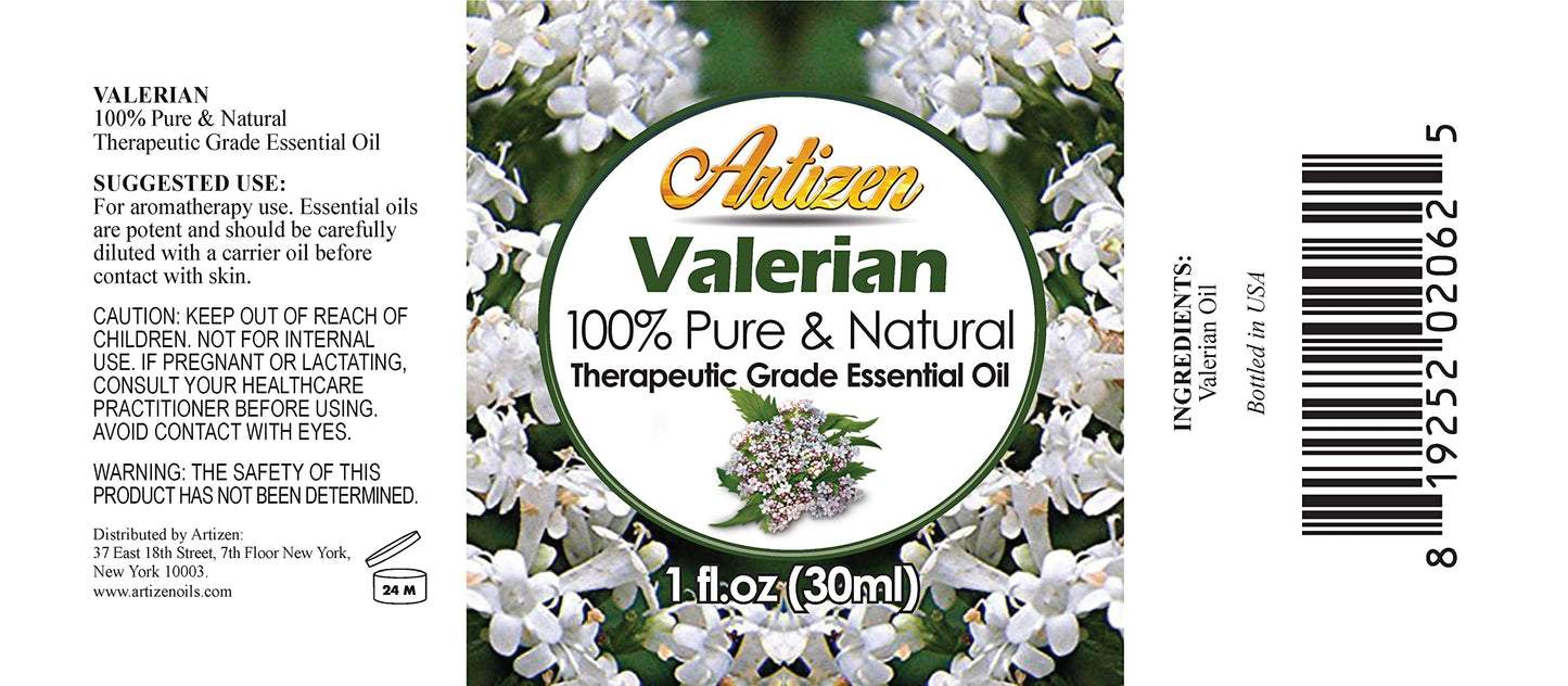 Artizen 30ml Oils - Valerian Essential Oil - 1 Fluid Ounce