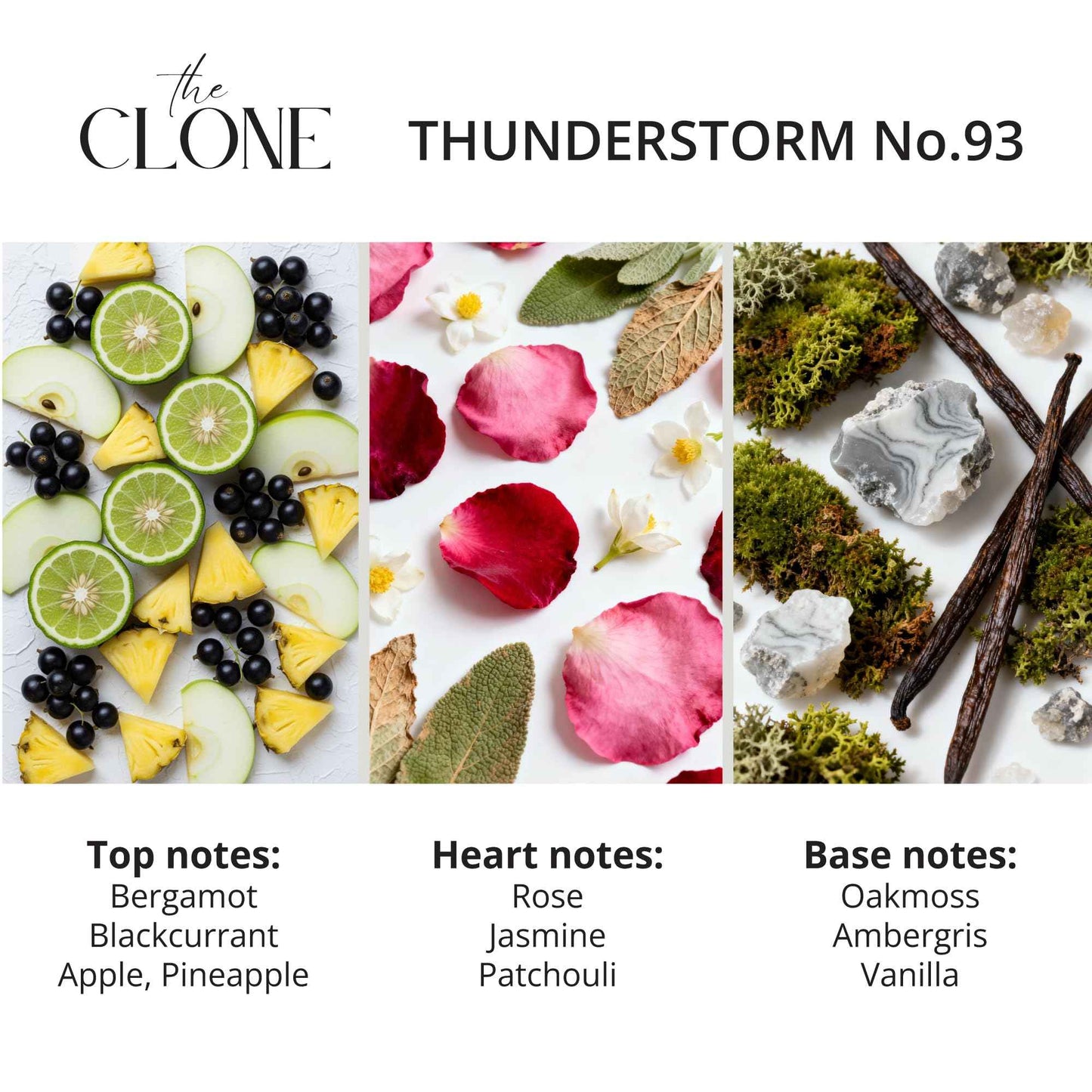 Clone, Thunderstorm 93, Inspired by Aventus Perfume For Men, Extrait de Parfum, Fragrance Perfume Spray 1.7 Fl Oz (50ml)