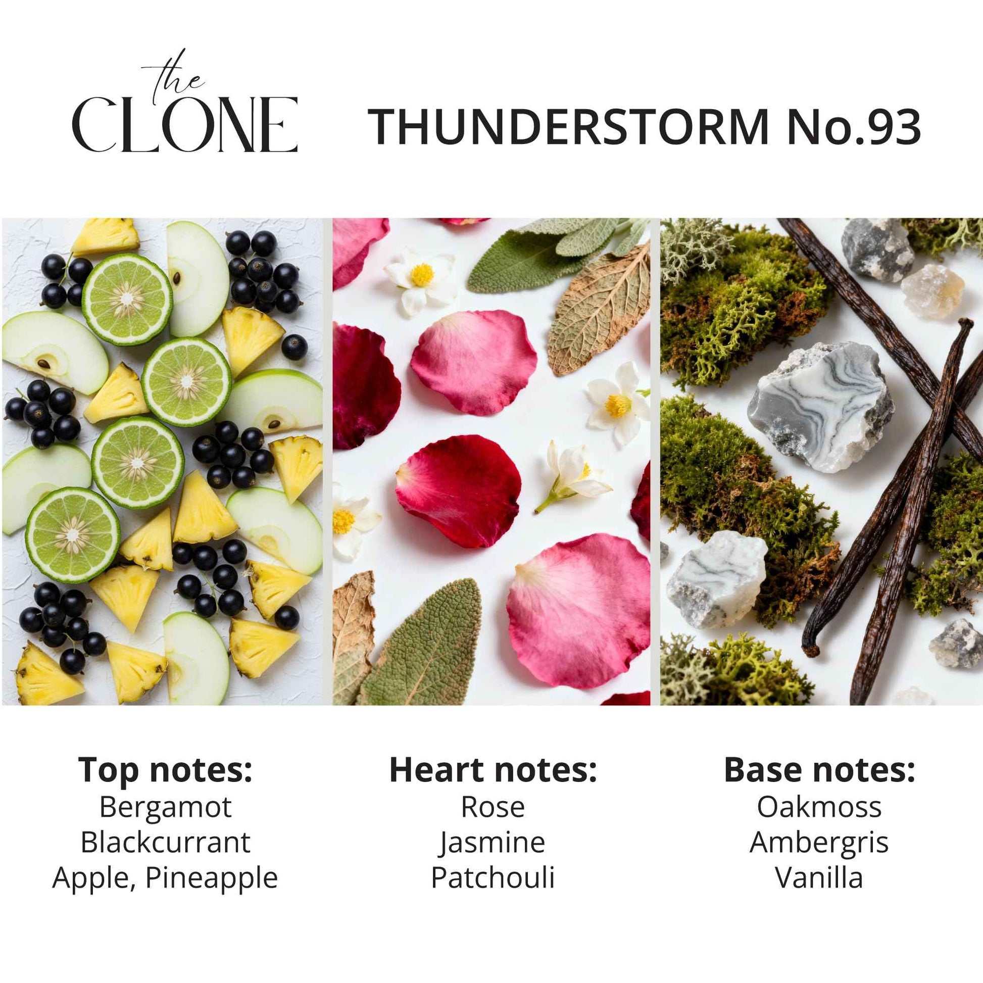 Clone, Thunderstorm 93, Inspired by Aventus Perfume For Men, Extrait de Parfum, Fragrance Perfume Spray 1.7 Fl Oz (50ml)