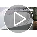 Bath Pillow with 4D Mesh Fabric & Suction Cups - Neck & Back Support