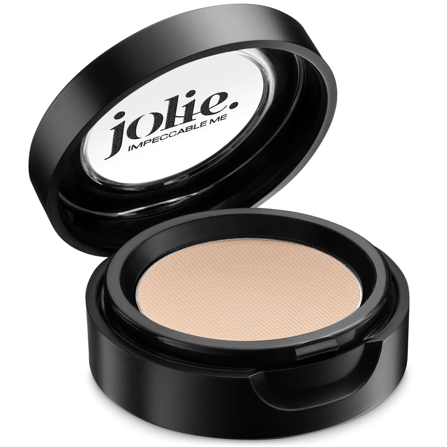 Jolie Cosmetics Powder Pressed Matte Eyeshadows - Cruelty Free, Vegan, Single Pan Eyeshadow 1.48g Base Neutrals (Creme)