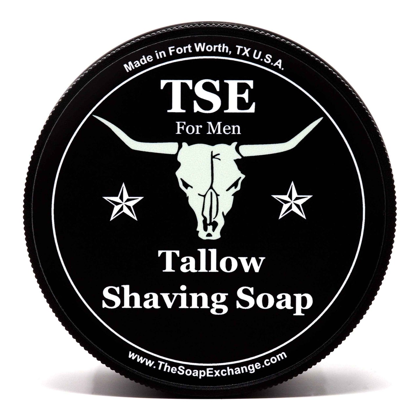 TSE for Men Cherry Bomb Shaving Soap with Tallow and Shea Butter. Natural Ingredients for Rich Lather and a Smooth Comfortable Shave. Artisan 4.5 oz Semi-Soft Italian Style. Made in the USA.