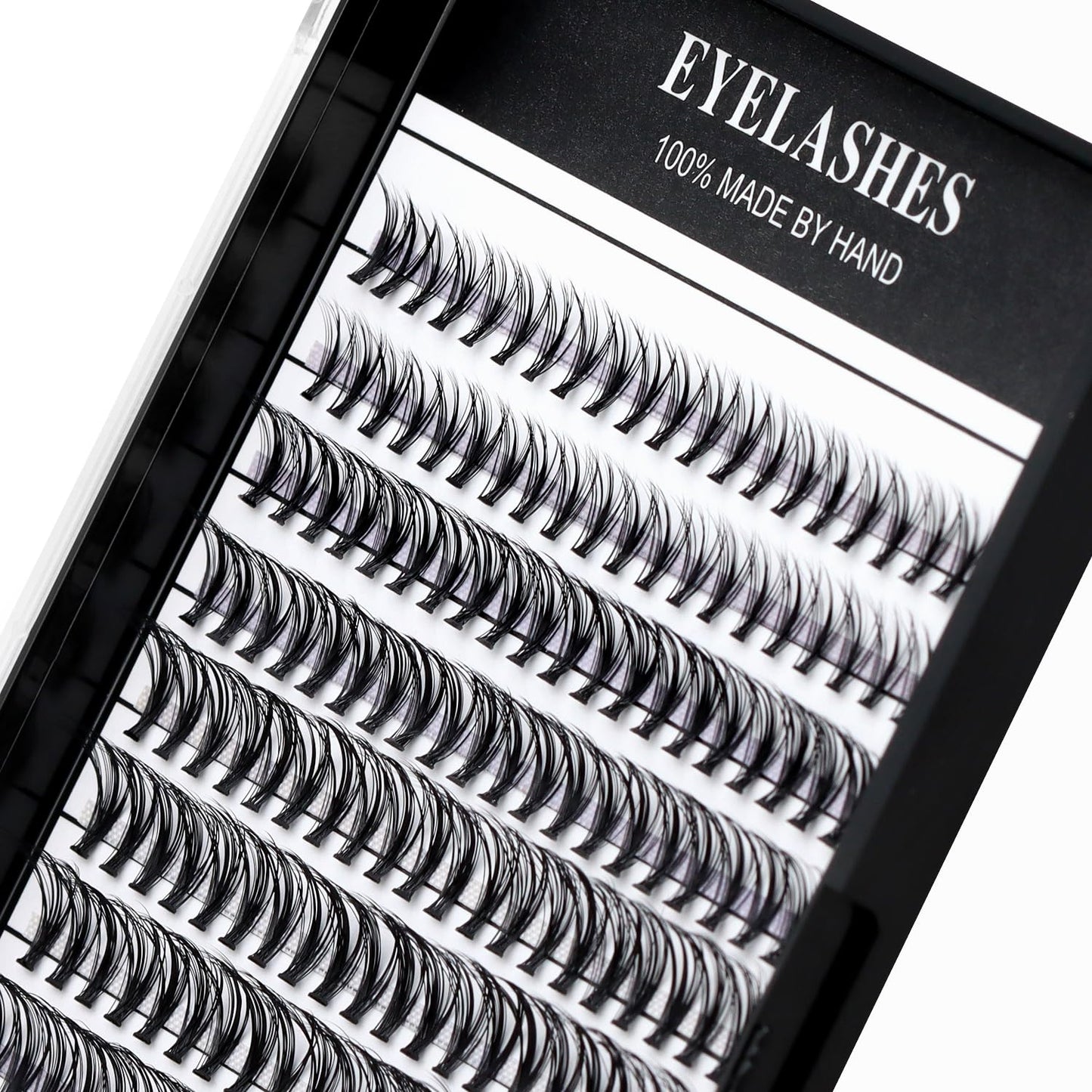 Vayator Large Tray 220 Cluster/Box Eyelashes 0.07 Thickness Eyelashes Individual Eyelash False Eyelashes Extension Eyelash 10D/20D/40D/50D Eyelash (20RR-10-12-14-16mm Mixed）