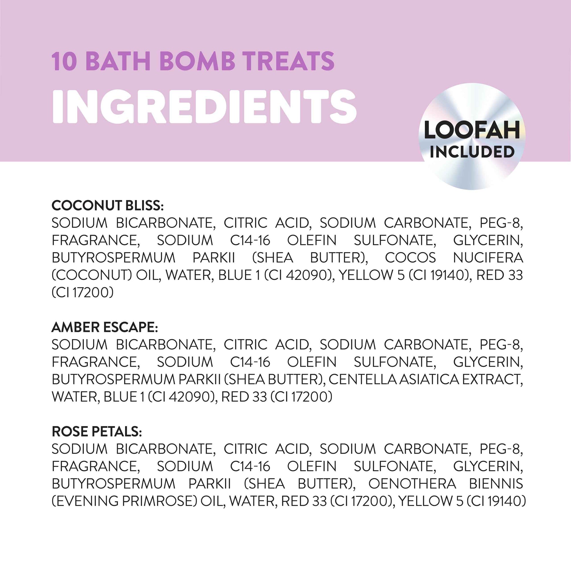 Onyx Professional Hydrating Bath Bomb Gift Set, 2 Pack - Includes 20 Bath Bombs and 2 Loofahs, Nourishes for Smooth Skin, Made with Shea Butter