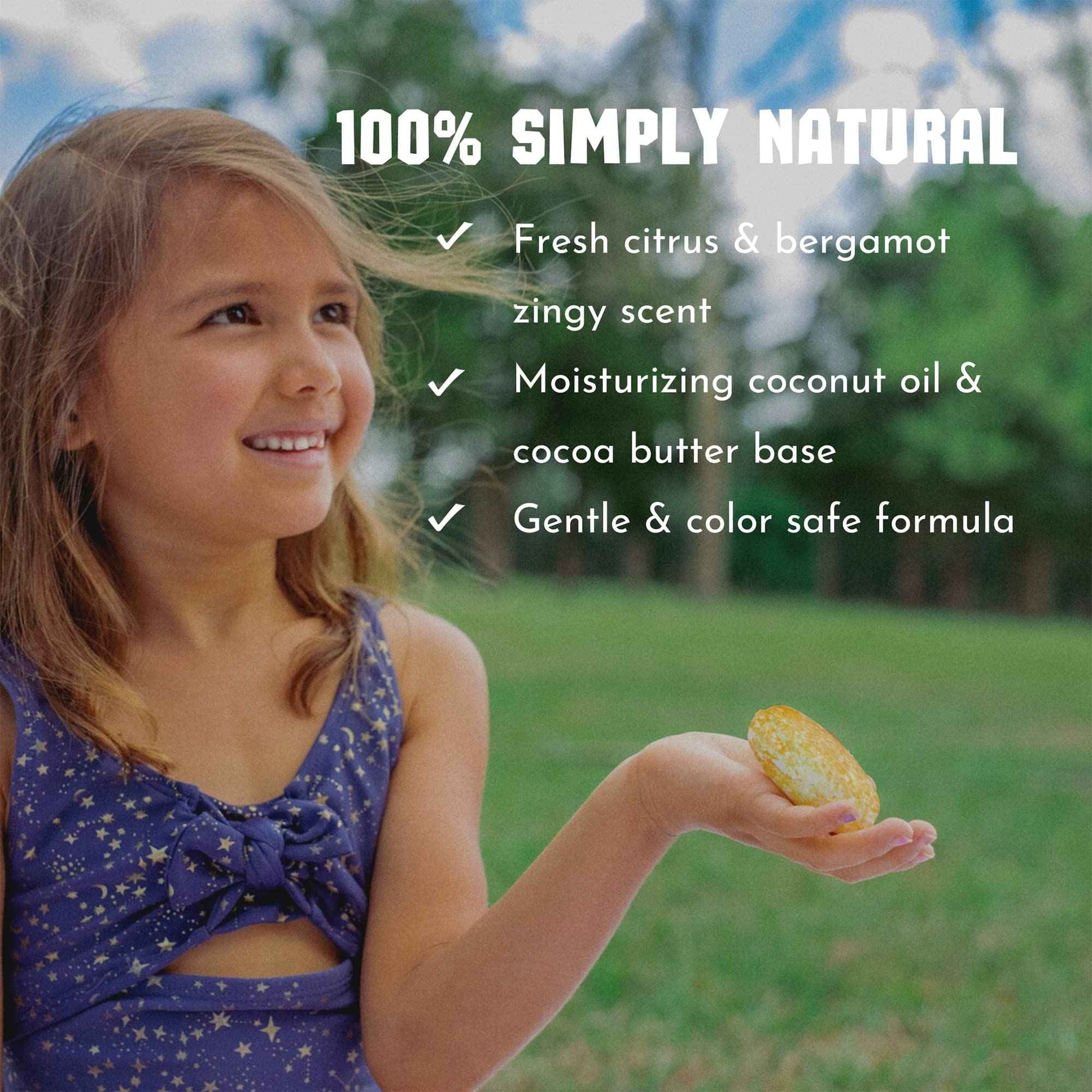 Fresh Citrus Bergamot Shampoo And Conditioner Bar Set with One Extra Conditioner Bar - 100% Vegan Bar Shampoo And Conditioner For Hair Of All Types - Natural Shampoo And Conditioner In Bars. Handmade