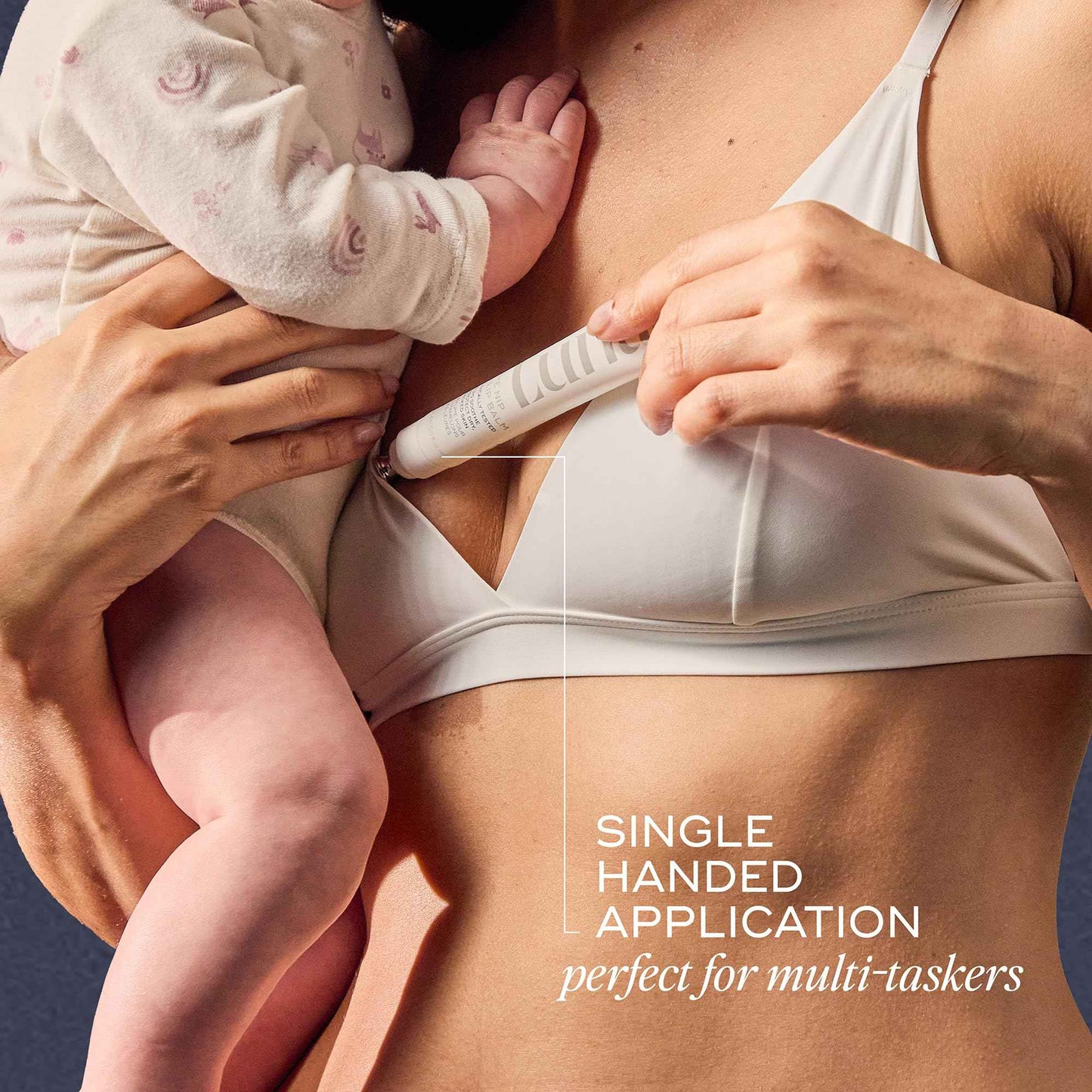 Luna Daily Nursing Balm for Cracked Nipples & Dry Lips, Fragrance-Free & Vegan | Safe for Breastfeeding & Baby | Soothing Shea Butter & Vitamin E | Natural Postpartum Moisturizer & Lip Care, 25ml