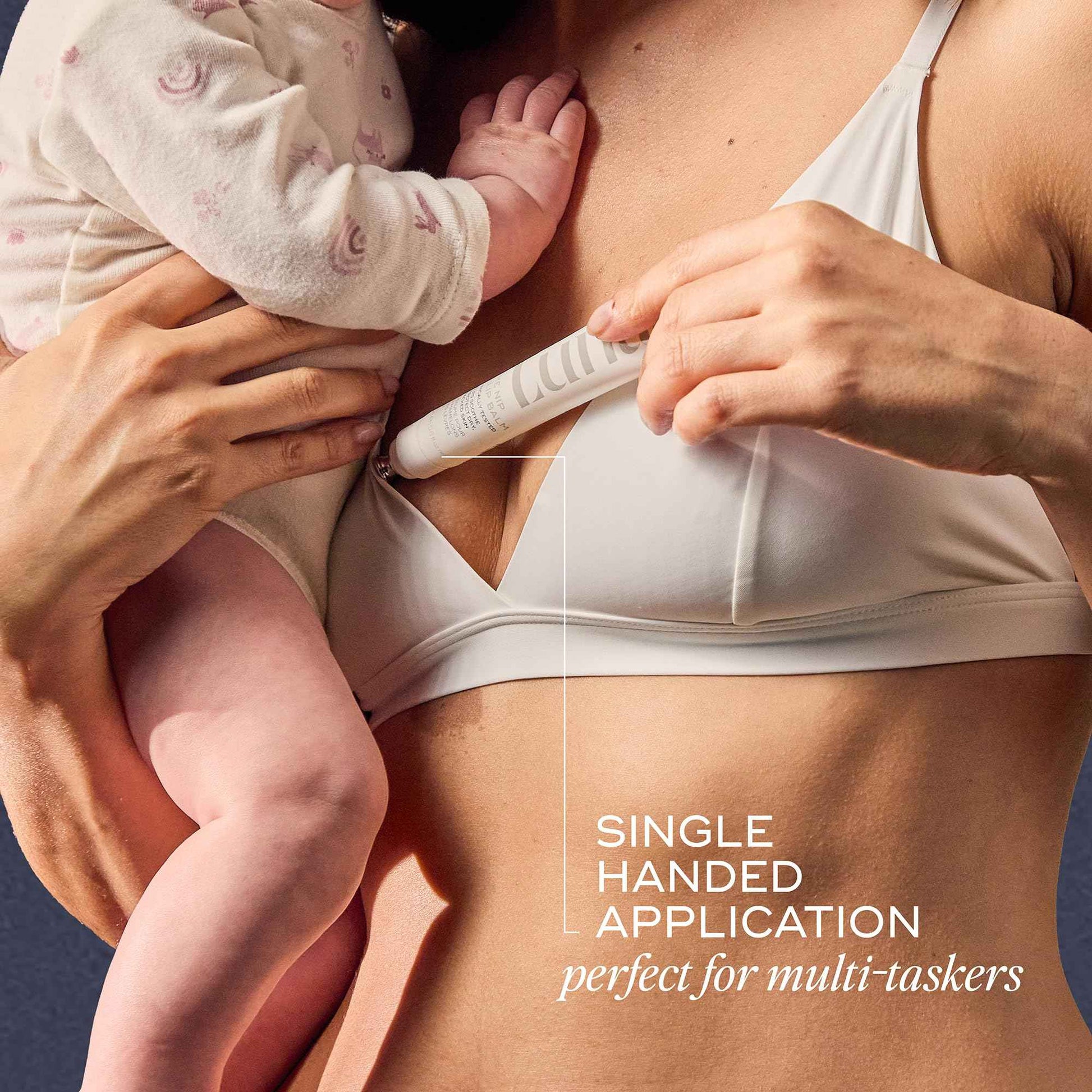 Luna Daily Nursing Balm for Cracked Nipples & Dry Lips, Fragrance-Free & Vegan | Safe for Breastfeeding & Baby | Soothing Shea Butter & Vitamin E | Natural Postpartum Moisturizer & Lip Care, 25ml