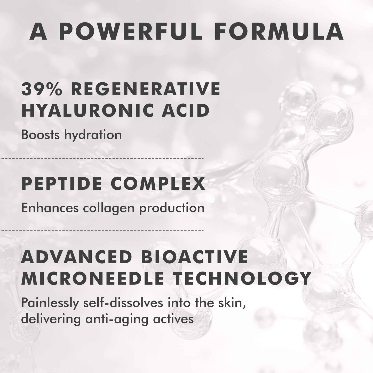 skyn ICELAND Dissolving Microneedle Under Eye Patches with 39% Hyaluronic Acid and Peptides, No Slip Overnight Eye Mask for Fine Lines, Wrinkles and Firming, Vegan, All Skin Types, 3 Pairs