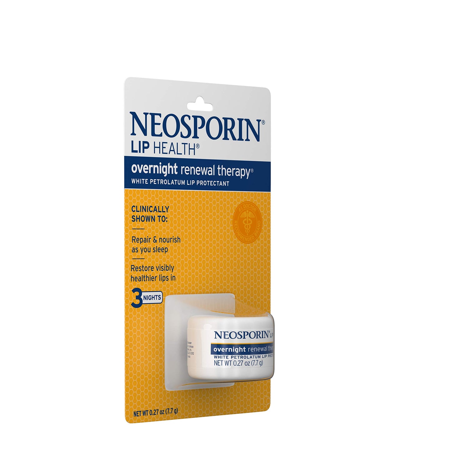 Neosporin Lip Health Overnight Renewal Therapy, 5 Count