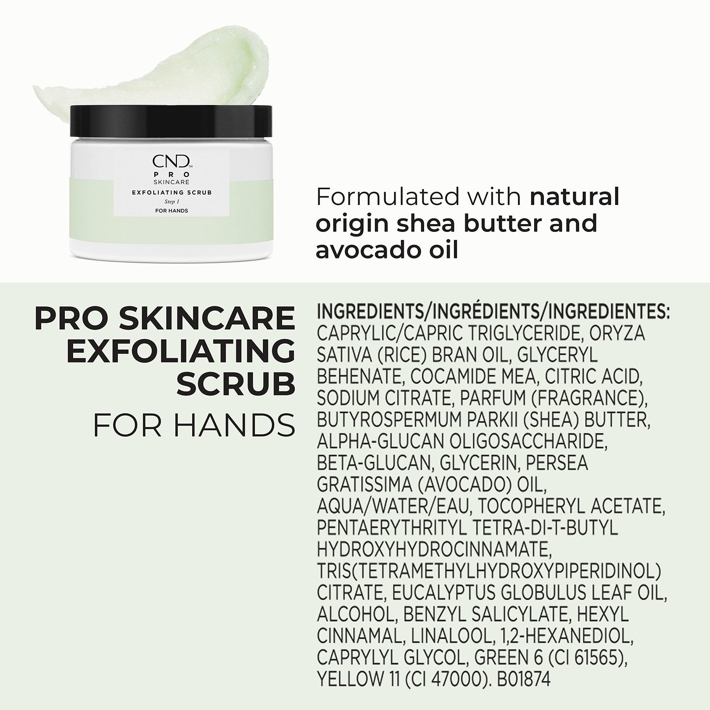 CND Pro Skincare Exfoliating Scrub & Hydrating Lotion for Hands, Exfoliate Skin for Soft and Healthy Hands