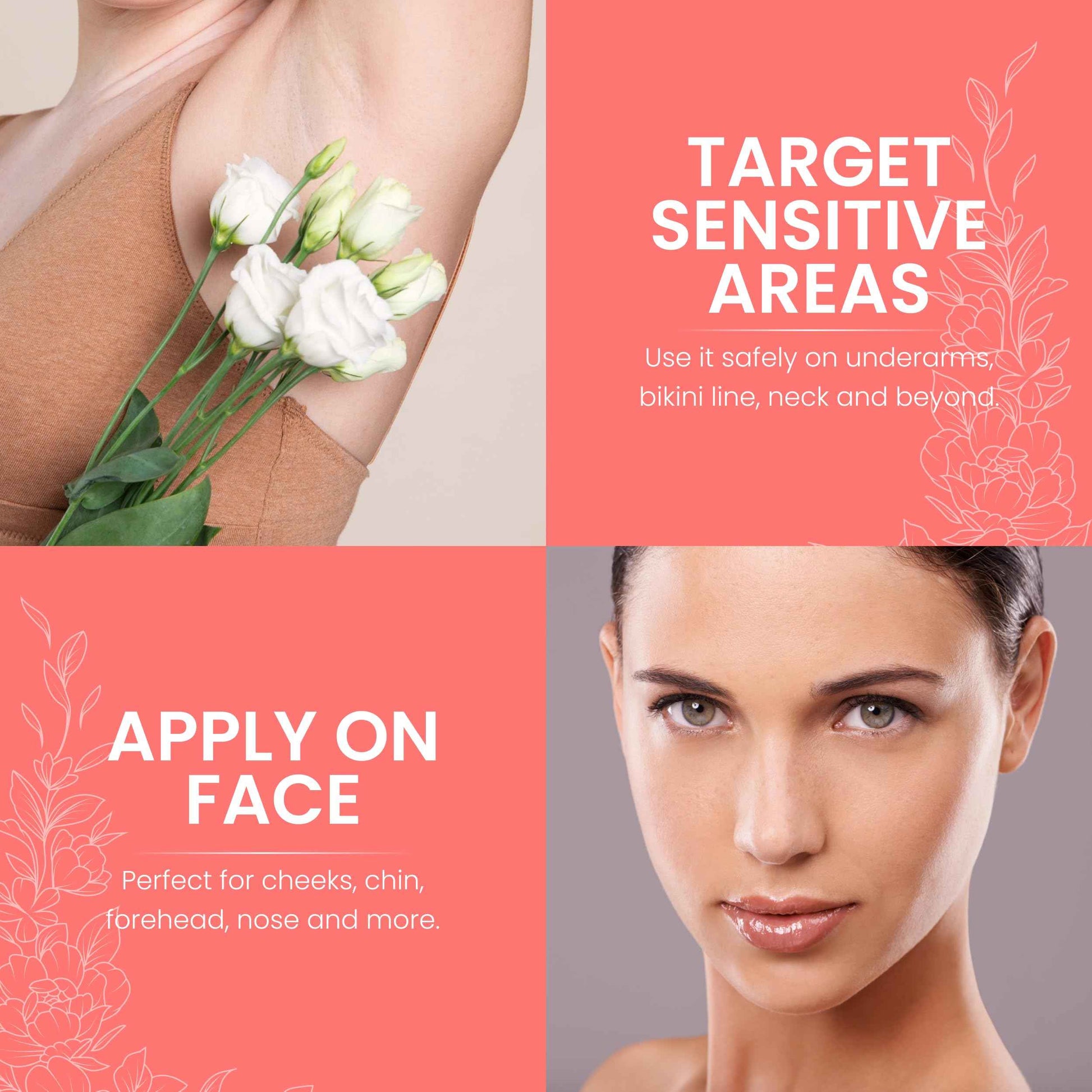 Hard Wax Beads for Hair Removal 2.2lb - Big Bag Wax Beans Melts for Sensitive Skin, 10 Extra Brazilian Waxing Beads Spatula Applicator for Face, Bikini Area, Body, Legs, Armpit & Eyebrow of Women