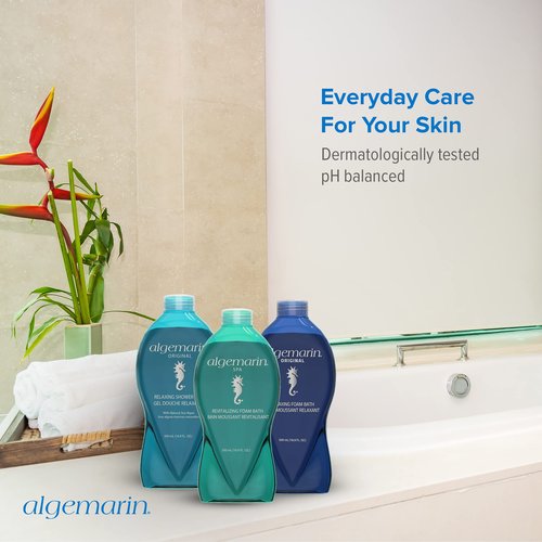 Algemarin Spa Scent Foam Bath – European Sea Aromatherapy (2-Pack, 500 ml)