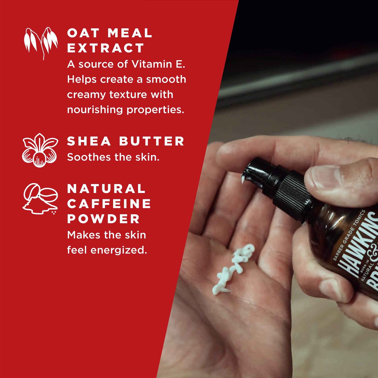 Hawkins & Brimble - Mens Face Moisturiser, 100ml - Daily Energising Face Moisturiser for Dry Skin, Hydrating & Sensitive Skin with Natural Ingredients - No Parabens/Animal Testing