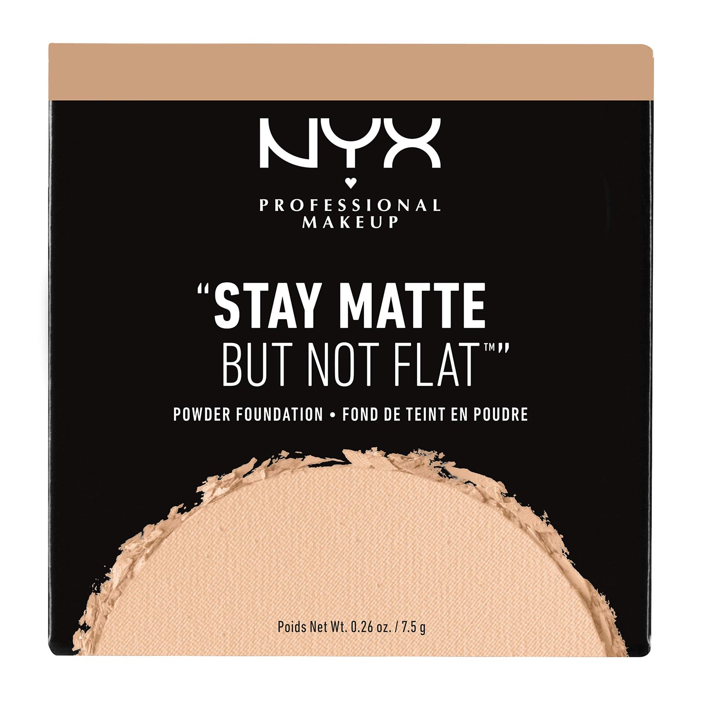 NYX PROFESSIONAL MAKEUP Stay Matte But Not Flat Powder Foundation, Warm Beige