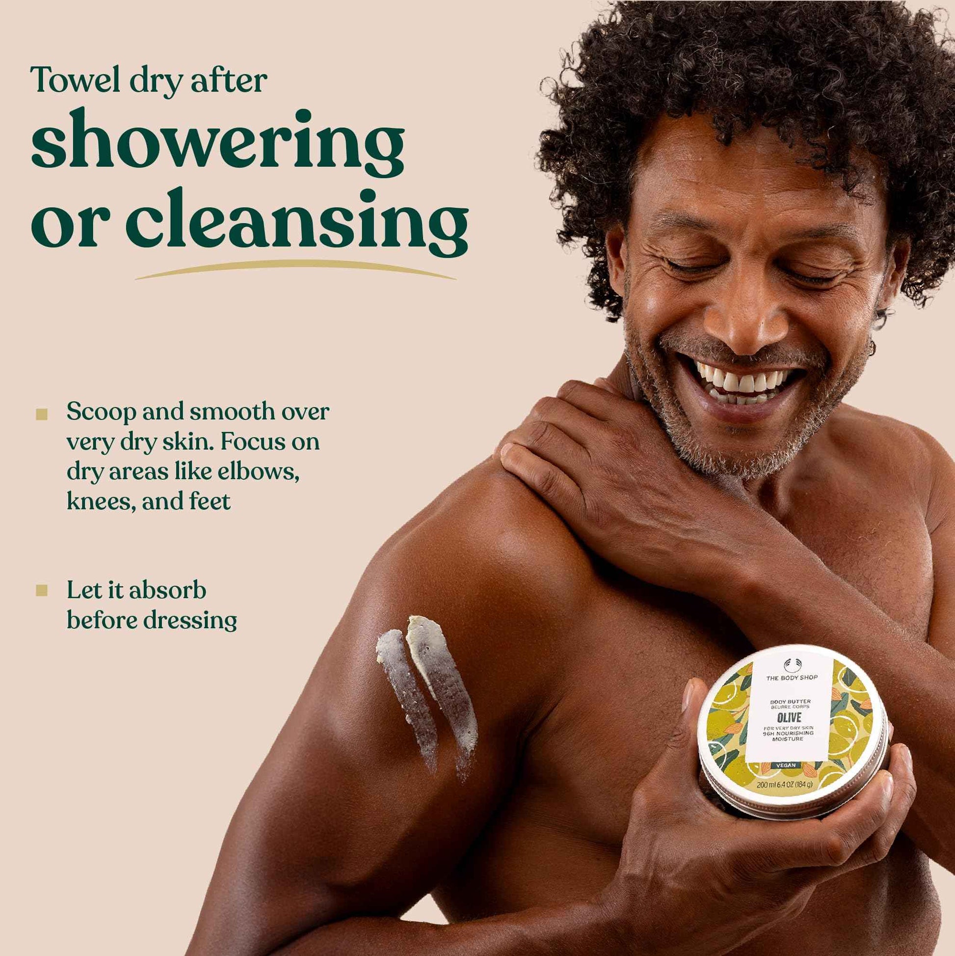 The Body Shop Olive Body Butter – Nourishing & Moisturizing Skincare for Very Dry Skin – Vegan – 6.75 oz