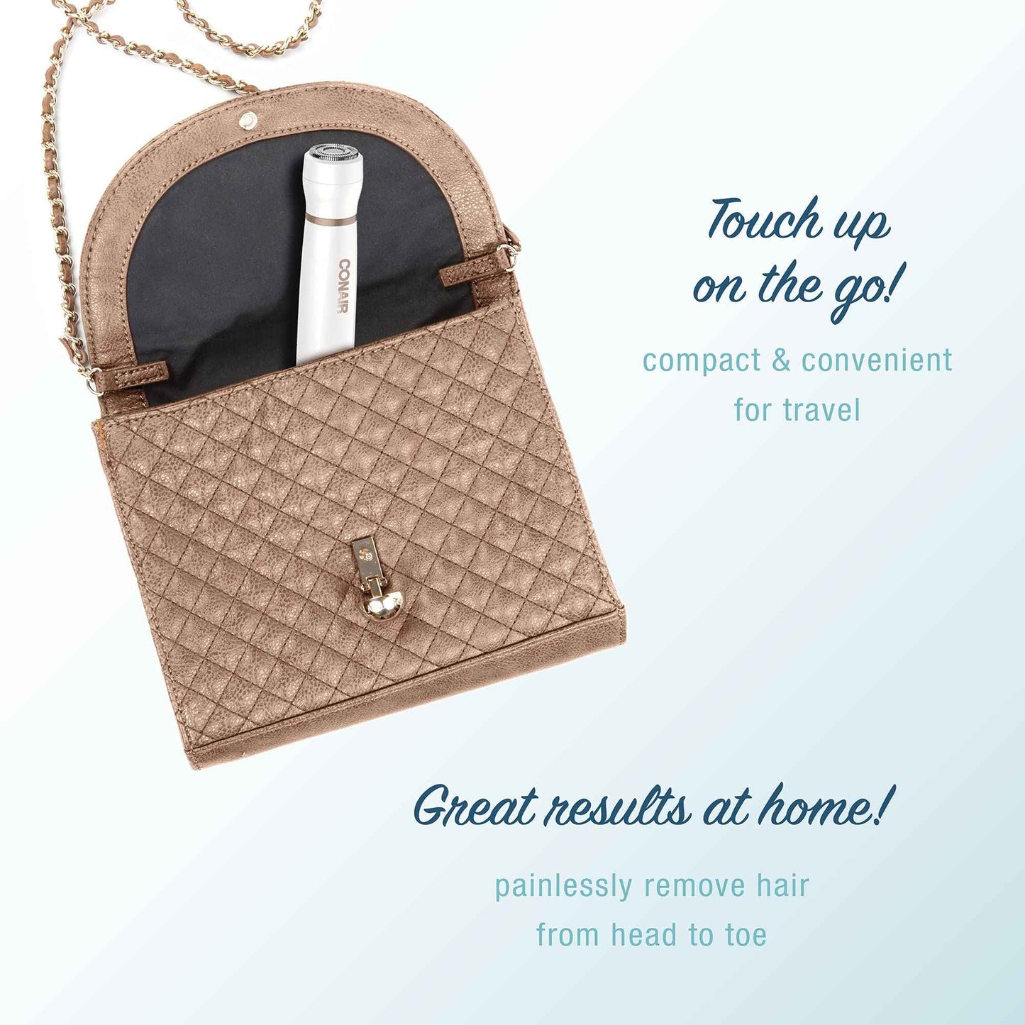 Conair All-In-1 Facial Hair Removal for Women, Cordless Electric Trimmer, Perfect for Face, Ear/Nose, Eyebrows, and Bikini Lines