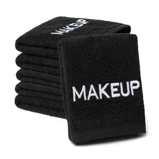 Ben Kaufman Makeup Remover Face Washcloth - Absorbent Towel for Drying Your Face - Soft & Machine Washable Makeup Remover Cloth - Cotton Towel for Daily Skincare - 13" x 13" (6 Pack)