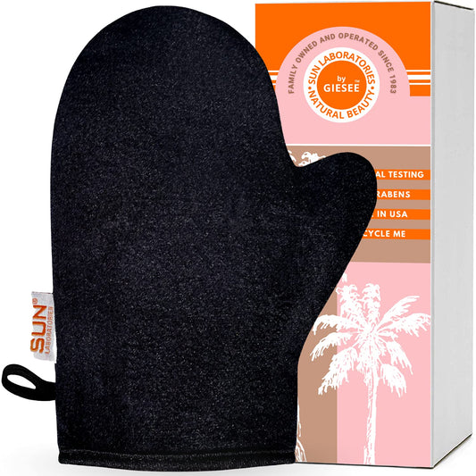 Sun Laboratories By Giesee Tanning Mitt - Deluxe Self Tanning Mitt, Lotion Applicator, and Glove Set for Easy Application - Sunless Tanning Lotion for Smooth, Even Tan