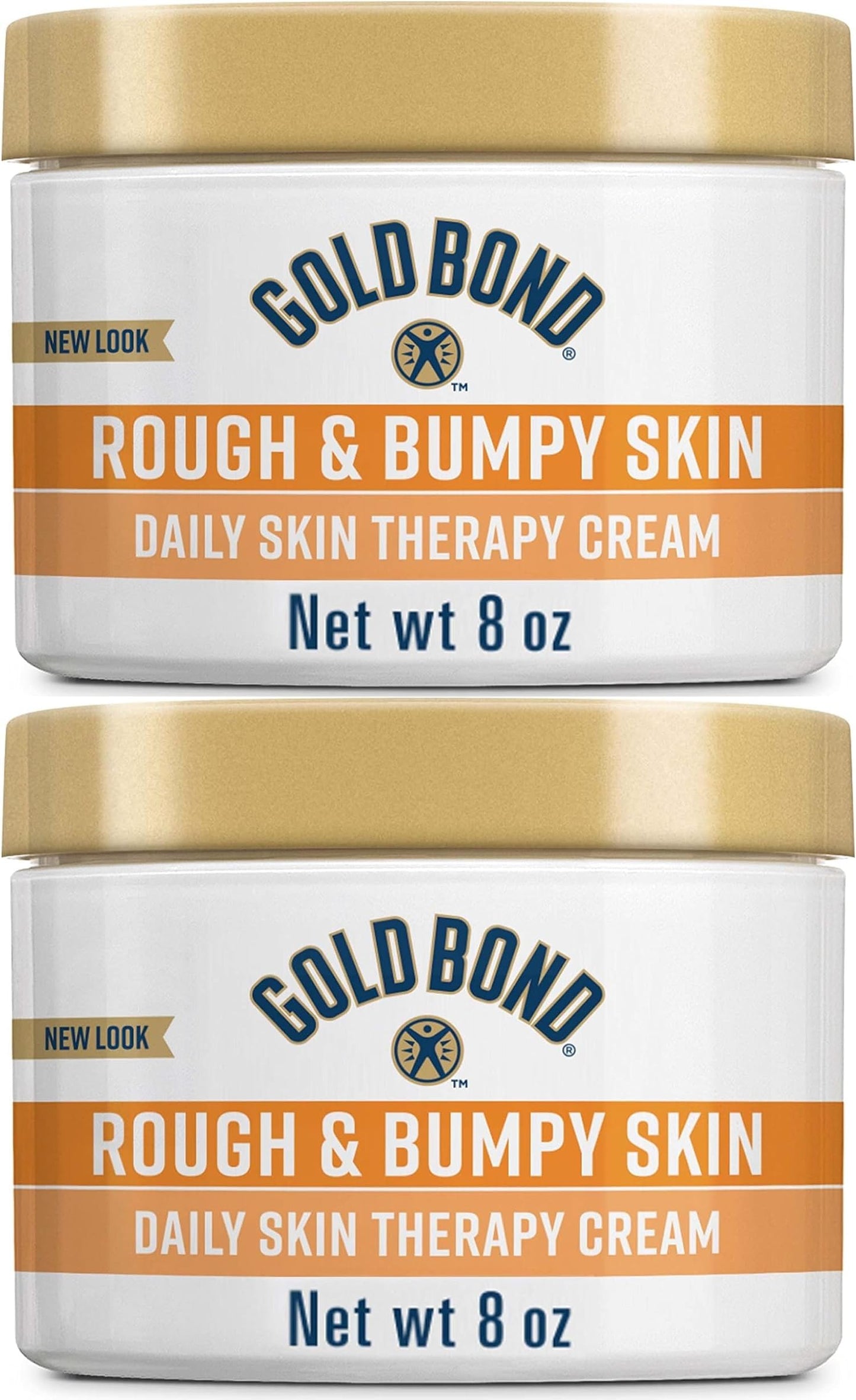 Gold Bond Ultimate Rough & Bumpy Daily Skin Therapy, 8 Ounce, Helps Exfoliate and Moisturize to Smooth, Soften, and Reduce The Appearance and Feel of Bumps and Rough Skin Patches - Pack of 2