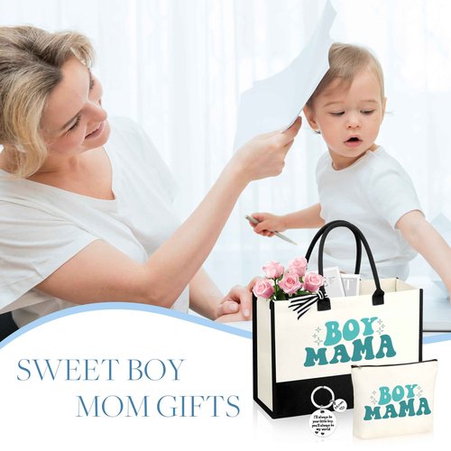 JSTUMB Boy Mom Gifts for New Mom Gifts for Women After Birth Pregnancy Mama Gift, New Mama Basket Package After Baby Gift for Moms To Be Set for Expecting Mommy