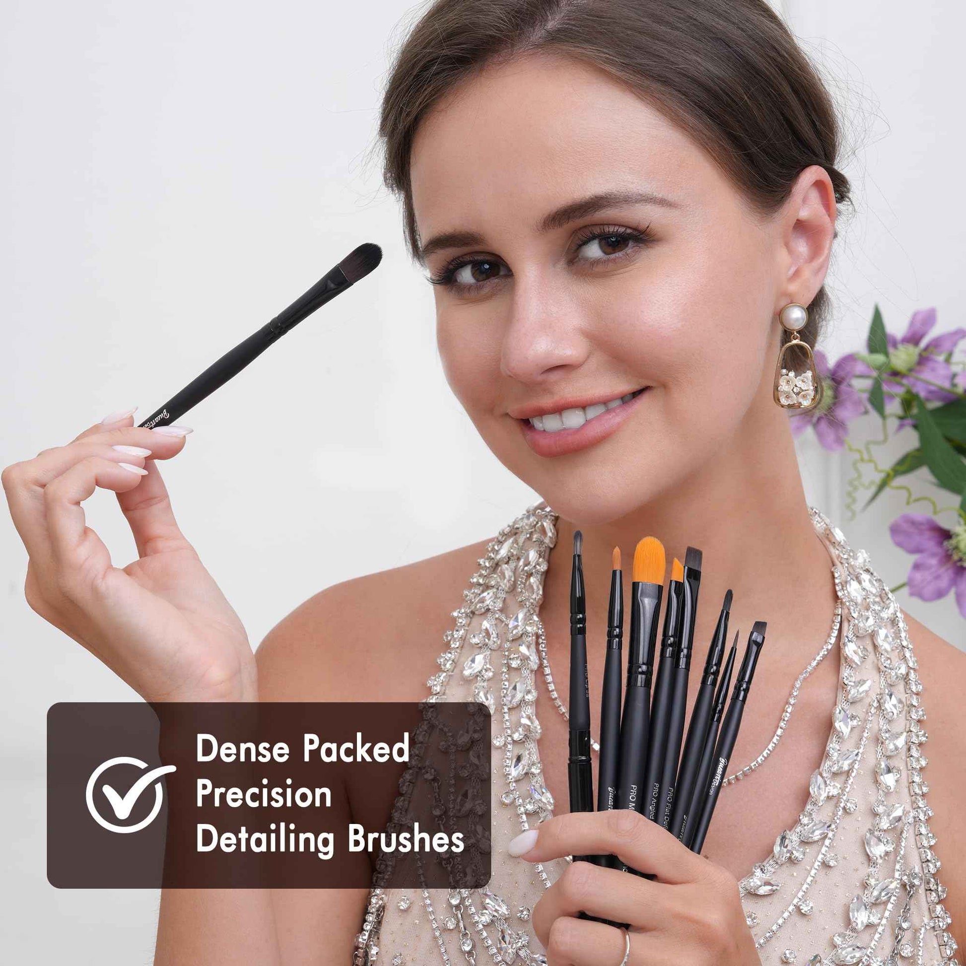 Bueart Design 32PCS Professional Makeup Brushes Set,Makeup brushes Kit with Premium soft hair for Foundation,Powder,Cream,Blush,Contour,Concealer,Bronzer,Eyeshadow,Blending For Pro Make up