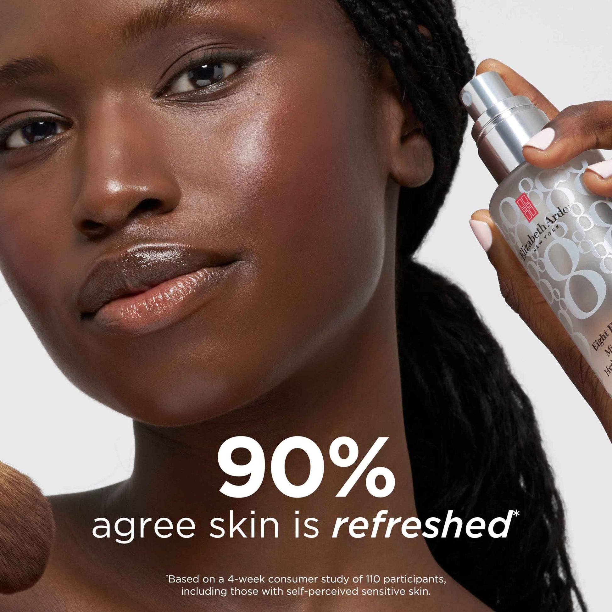 Elizabeth Arden Eight Hour Miracle Hydrating Face Mist, Dewy Facial Spray Moisturizer, Dry Skin Care with Antioxidants & Glycerin, 3.4 fl oz