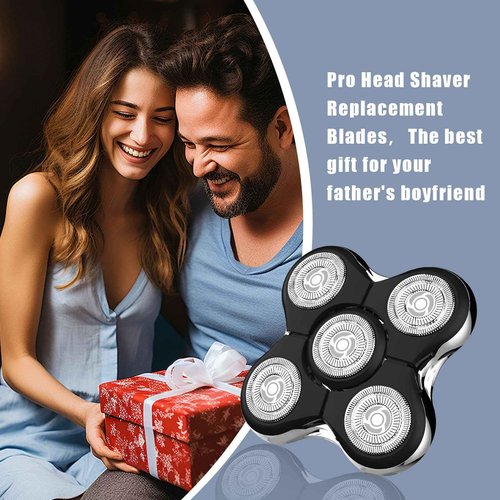 2Pack Shaver Replacement Head Compatible with Remington Balder Pro Head Shaver ModelSPR-XR7000,with 2 Sweeping Brush