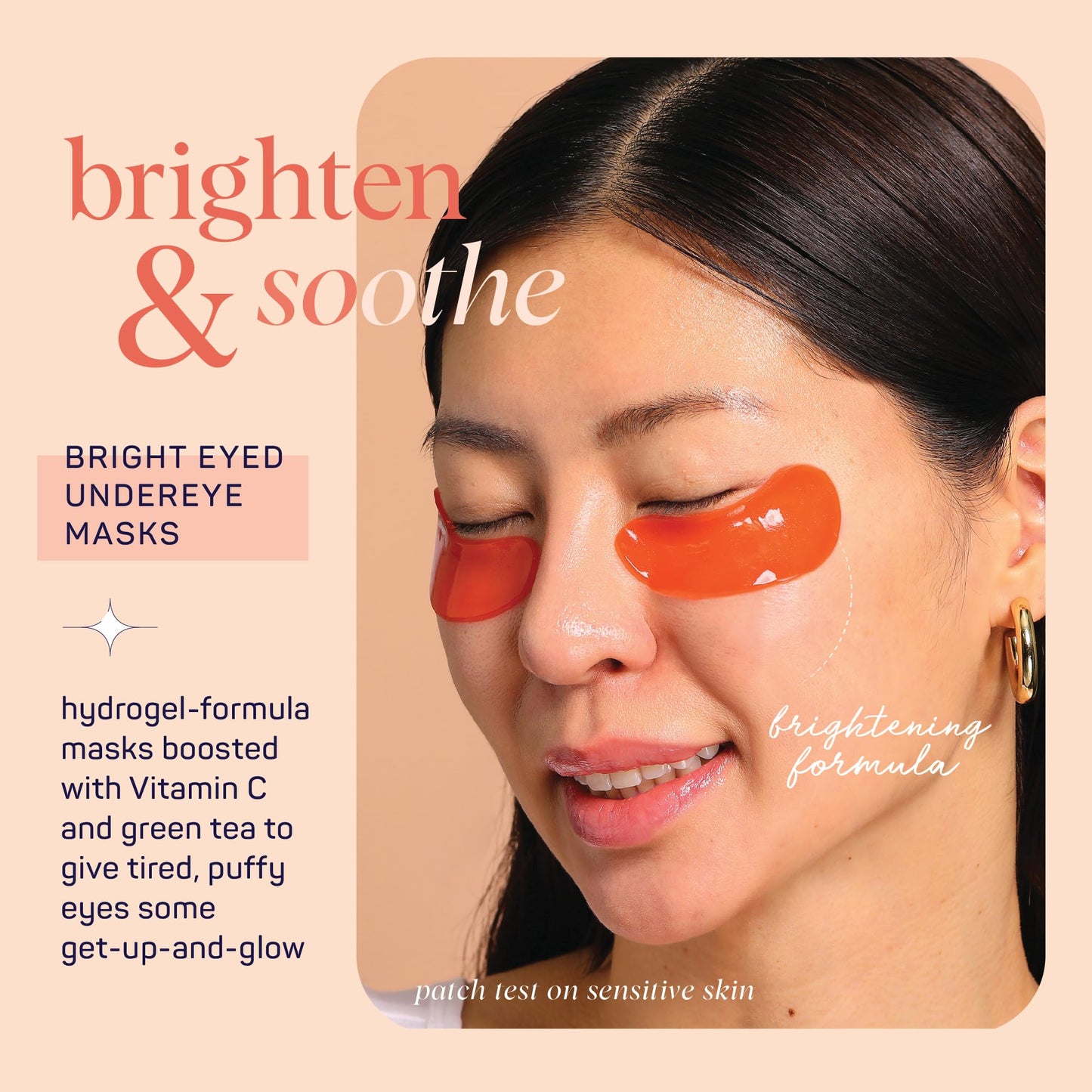 SpaLife Beauty Bright Eyed Undereye Masks – Hydrogel Eye Patches for Dark Circles, Puffiness, & Dullness with Vitamin E, Green Tea – 2-in-1 Skincare – 24 Pairs