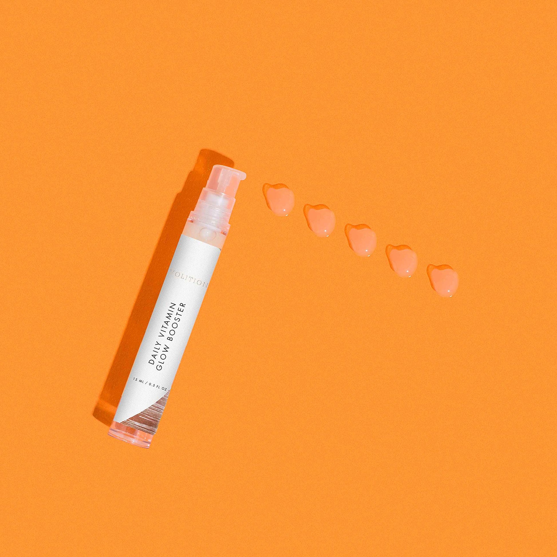Volition Beauty Daily Vitamin Glow Booster with Vitamin C + Hyaluronic Acid 15 ml/0.5oz - Nourishes, Soothes, Hydrates