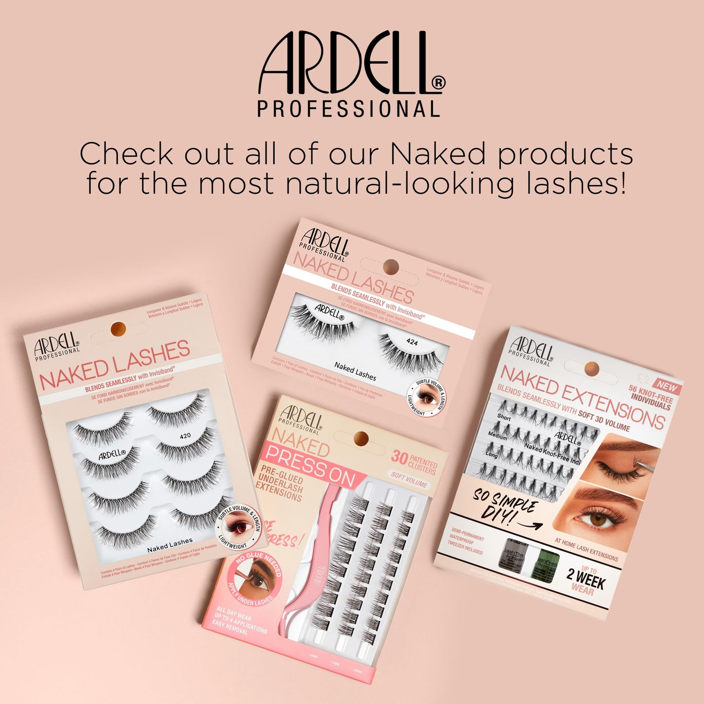 Ardell Naked 427, 4 Pairs