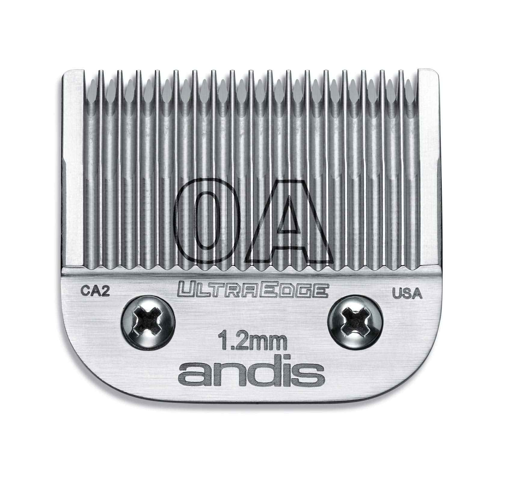 Andis 64210 UltraEdge Carbon Steel Detachable Clipper Blade, Size 0A, 3/64-Inch Cut Length