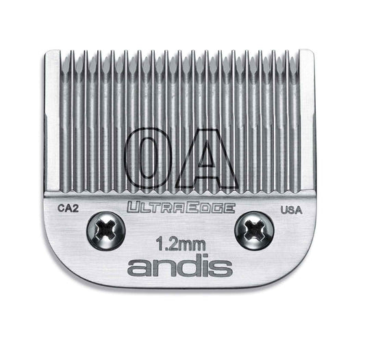 Andis 64210 UltraEdge Carbon Steel Detachable Clipper Blade, Size 0A, 3/64-Inch Cut Length