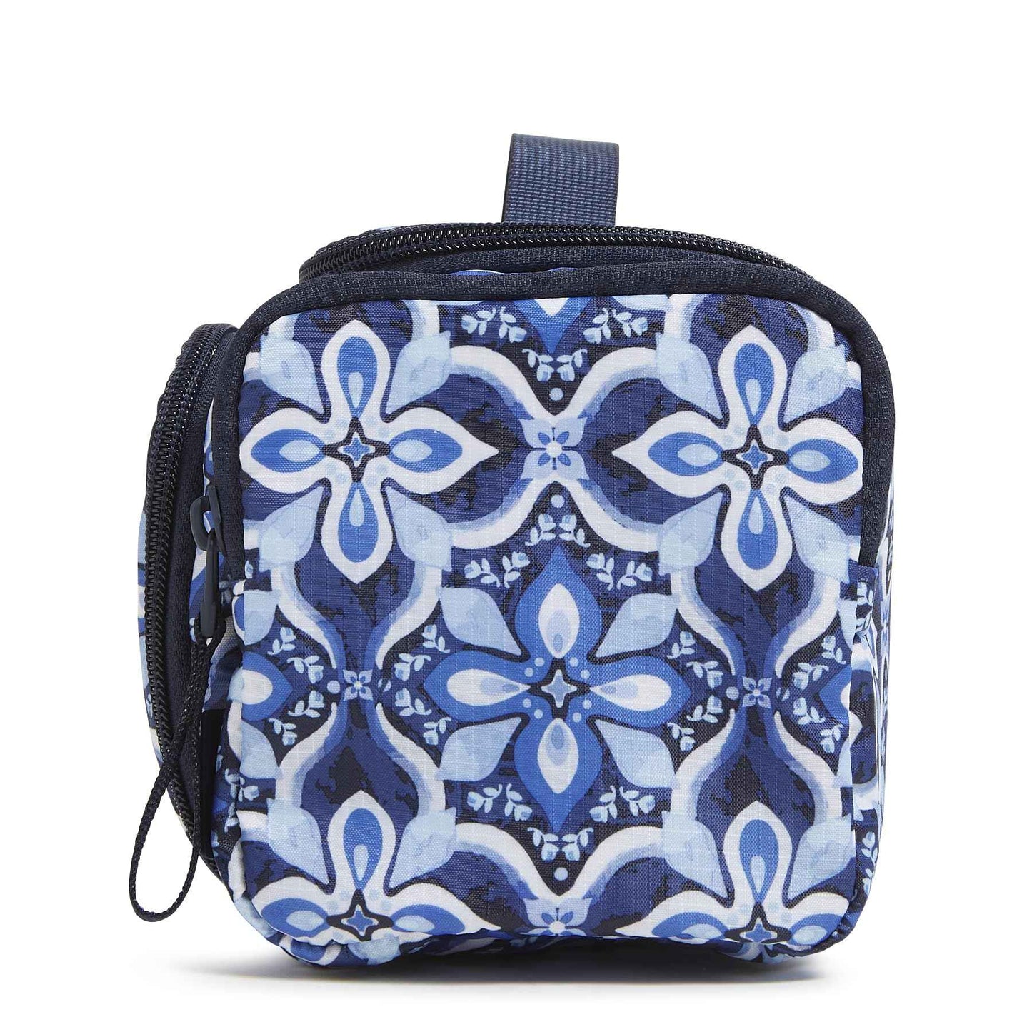 Vera Bradley Ripstop Large Travel Cosmetic Makeup Organizer Bag, Raindrop Medallion