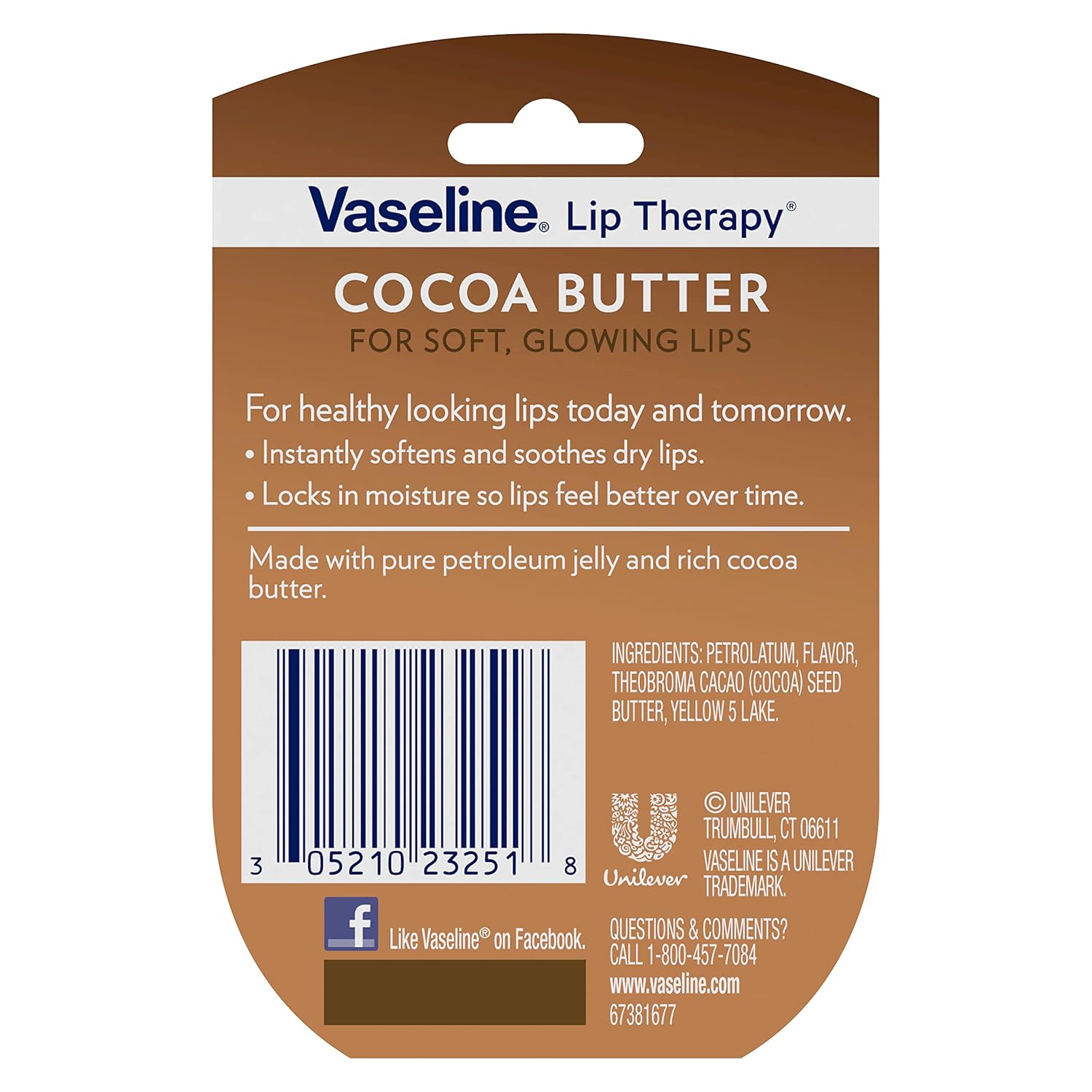 Vaseline Lip Therapy Variety 3-Pack – Crème Brûlée, Rosy Lips, Cocoa Butter Mini Lip Balms for Soft, Glowing, and Deliciously Kissable Lips, 0.25 Oz Ea