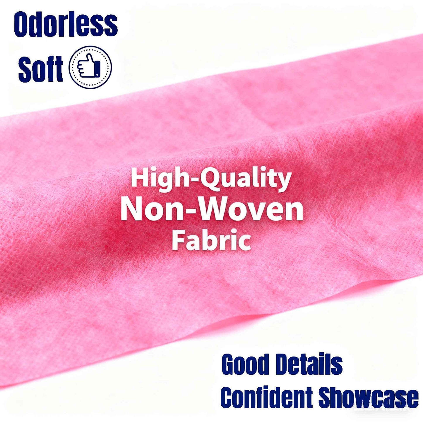 SHENKUAI 100 PCS Massage Table Sheets Disposable Spa Table Bed Covers 71"x31" Non Woven Fabric Waterproof Protector for Waxing, Tattoo, Beauty Salon,Facial, Esthetician Supply(Pink)