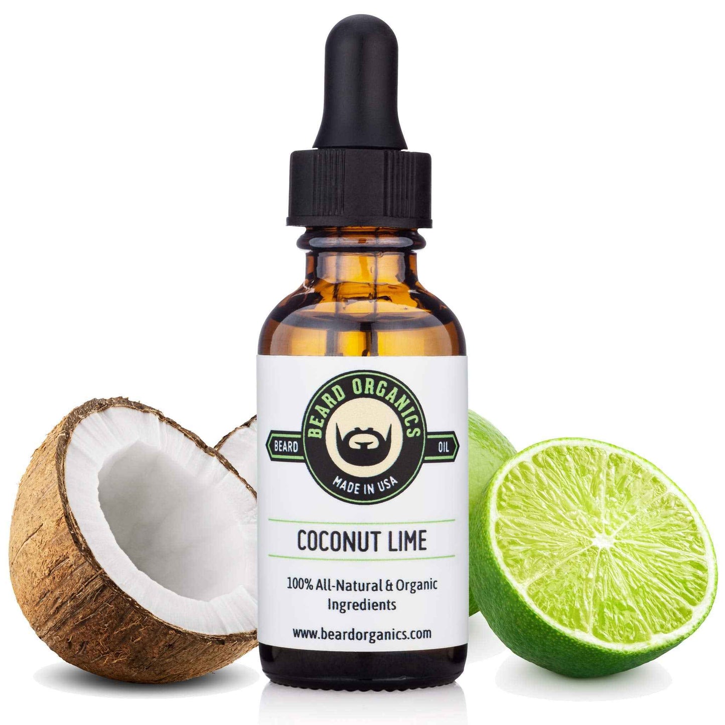 Beard Organics Coconut Lime Beard Oil | Coconut & Lime Scent