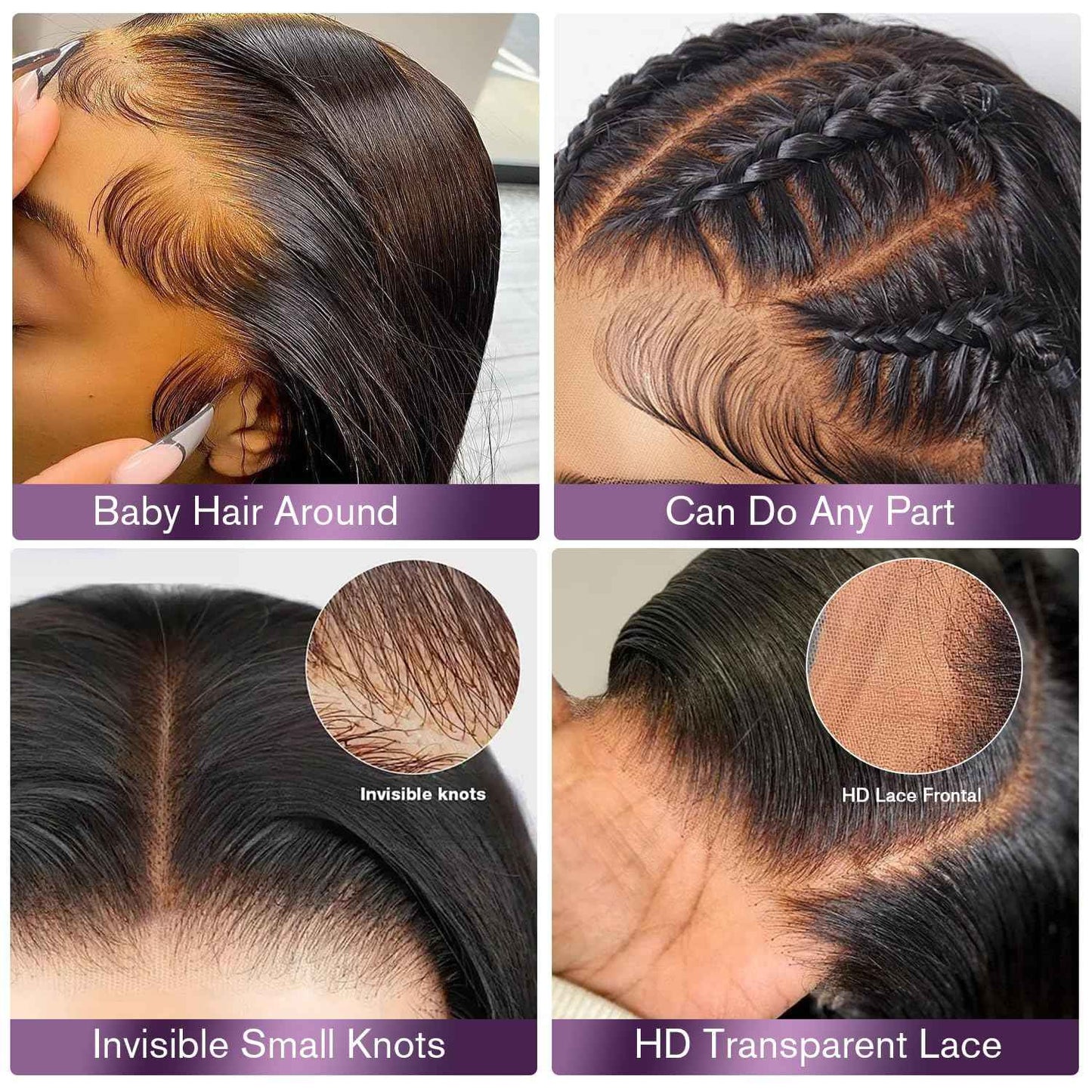 VNFM 8inch Bob Wig Human Hair Short Body Wave Lace Front Wigs Human Hair 13X4 HD Lace Frontal Wig Human Hair Pre Plucked Bob Wigs for Women