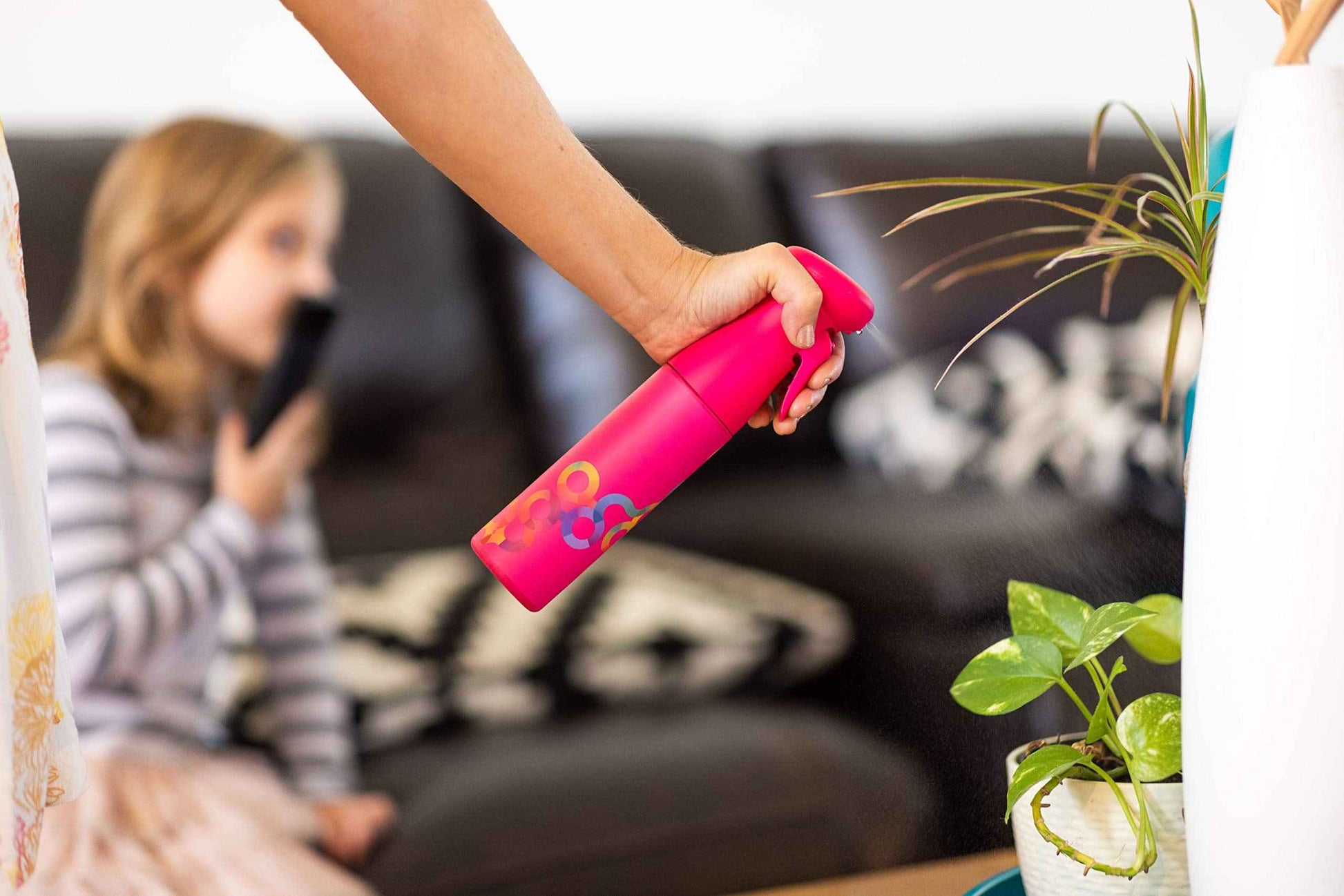 FRAMAR Dreamweaver Highlight Comb Set – Combs for Hair Stylist- FRAMAR Pink Premium Hair Spray Bottle Continuous Mist