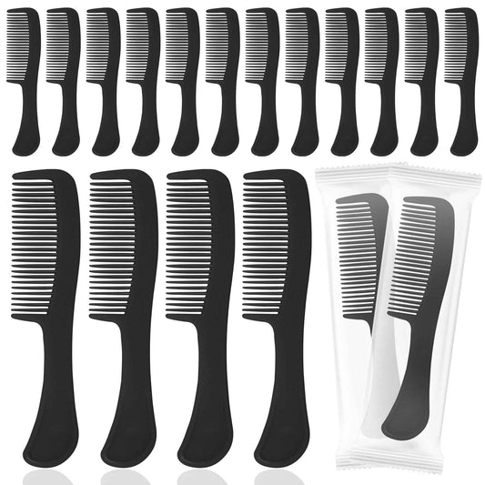 Combs Bulk Individually Wrapped Pocket Travel Hair Combs for Women, Men and Kids, Bulk Comb for Homeless Hotel Shelter Home Charity(black, Pack of 250)