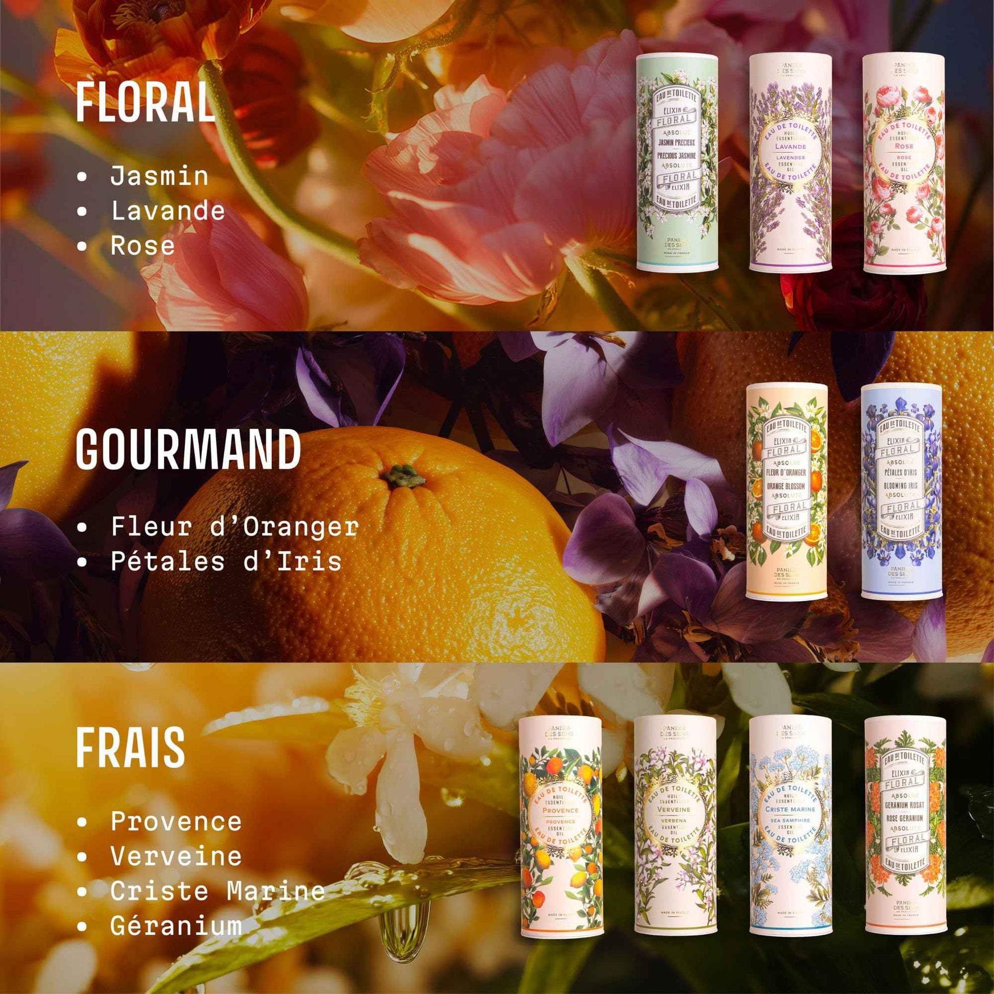 Panier des Sens - Rose Geranium Eau de Toilette 1.7 Floz – Enveloping & Floral Fragrance - Daily Light Perfume for Women - Parfum Crafted in Grasse, France - Elegant Packaging Perfect Gifts for Her