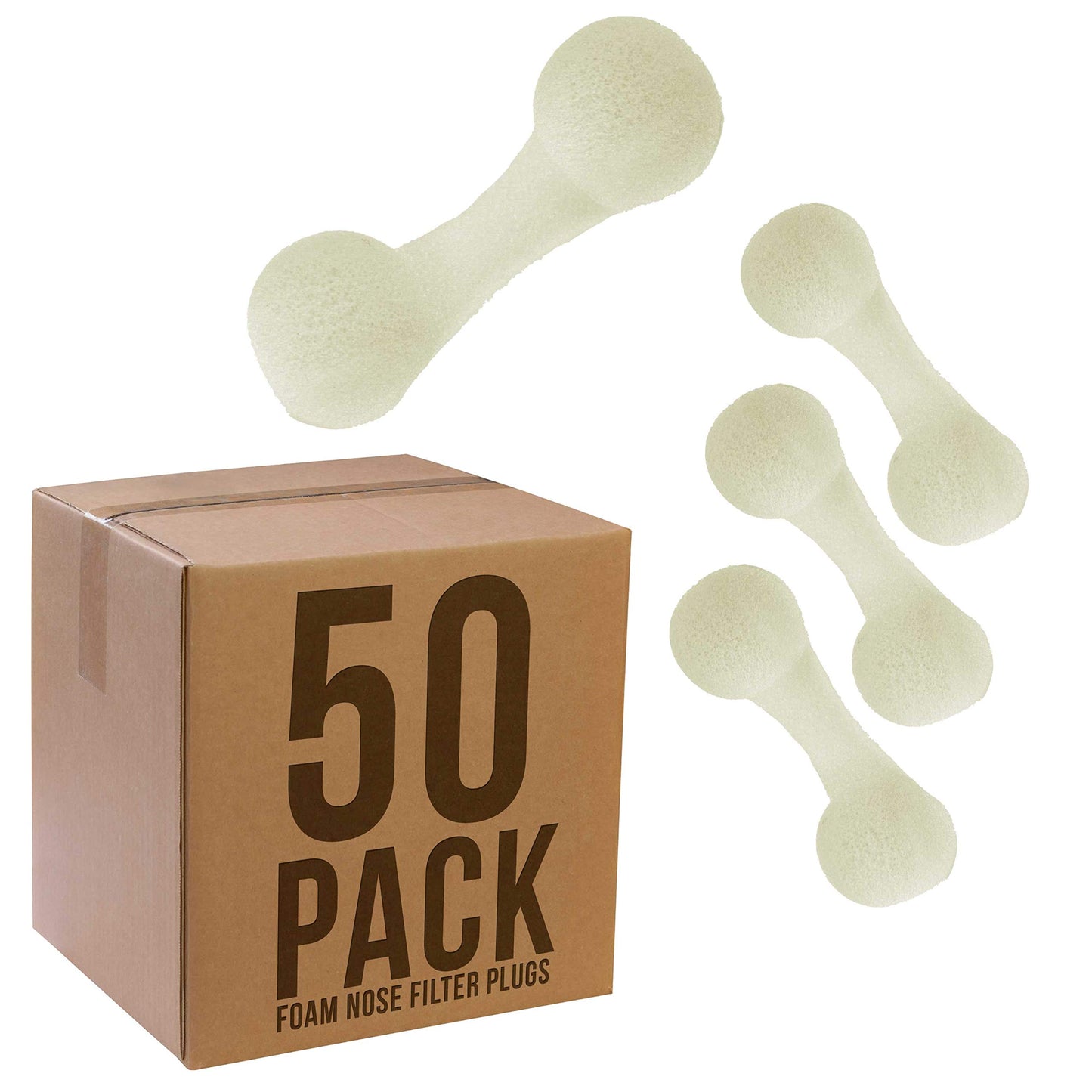 Belloccio Pack of 50 Disposable Nose Filter Plugs (Used For Sunless Airbrush Spray Tanning)