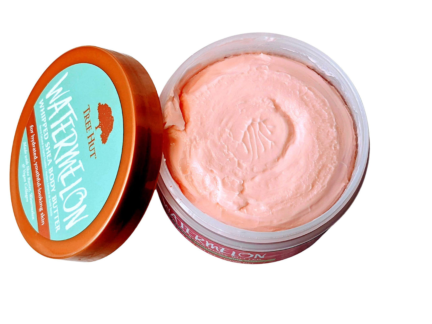 Tree Hut Radiant Skin Watermelon Shea Sugar Scrub Bundled With Watermelon Whipped Shea Body Butter