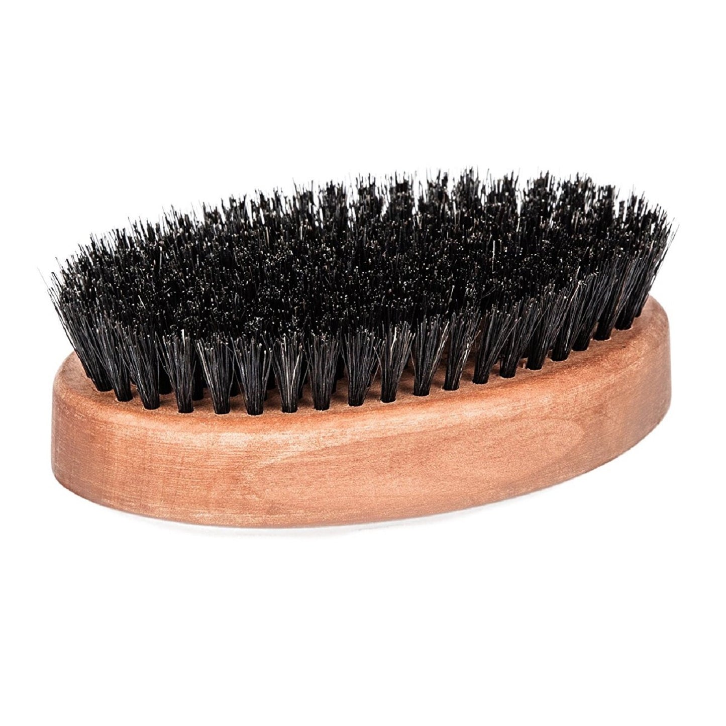 Fendrihan Genuine Boar Bristle and Pear Wood Military Hair Brush, Made in Germany MEDIUM STIFF BRISTLE