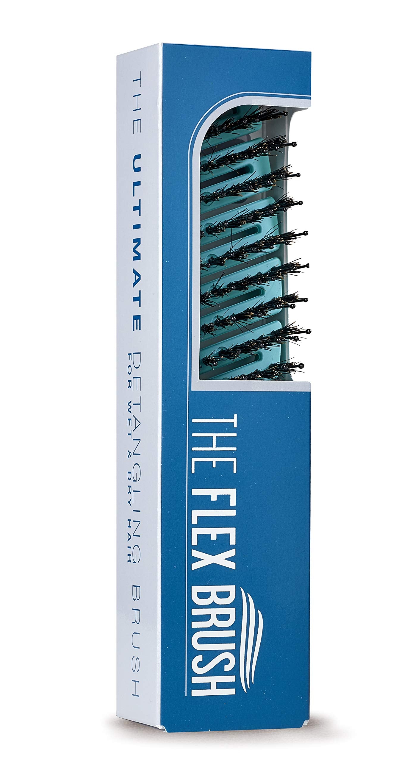 THE FLEX BRUSH XL BOAR/ NYLON MIX (Blue)