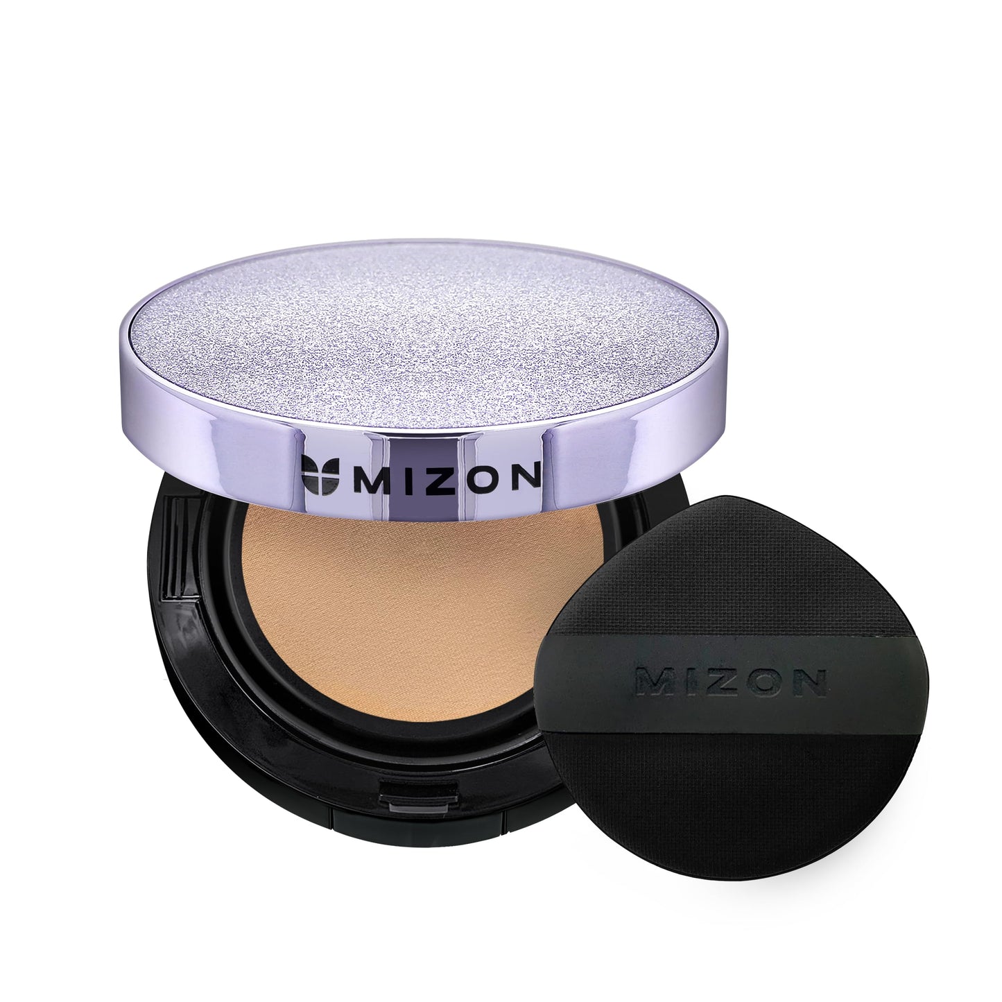 MIZON Vegan Collagen Cushion (15g/ 0.52 oz x 2 ea) Healthy and glowing look, Medium coverage compact with SPF38 PA++ Protection, Skincare and makeup INCLUDES REFILL (#23 Sand Beige)