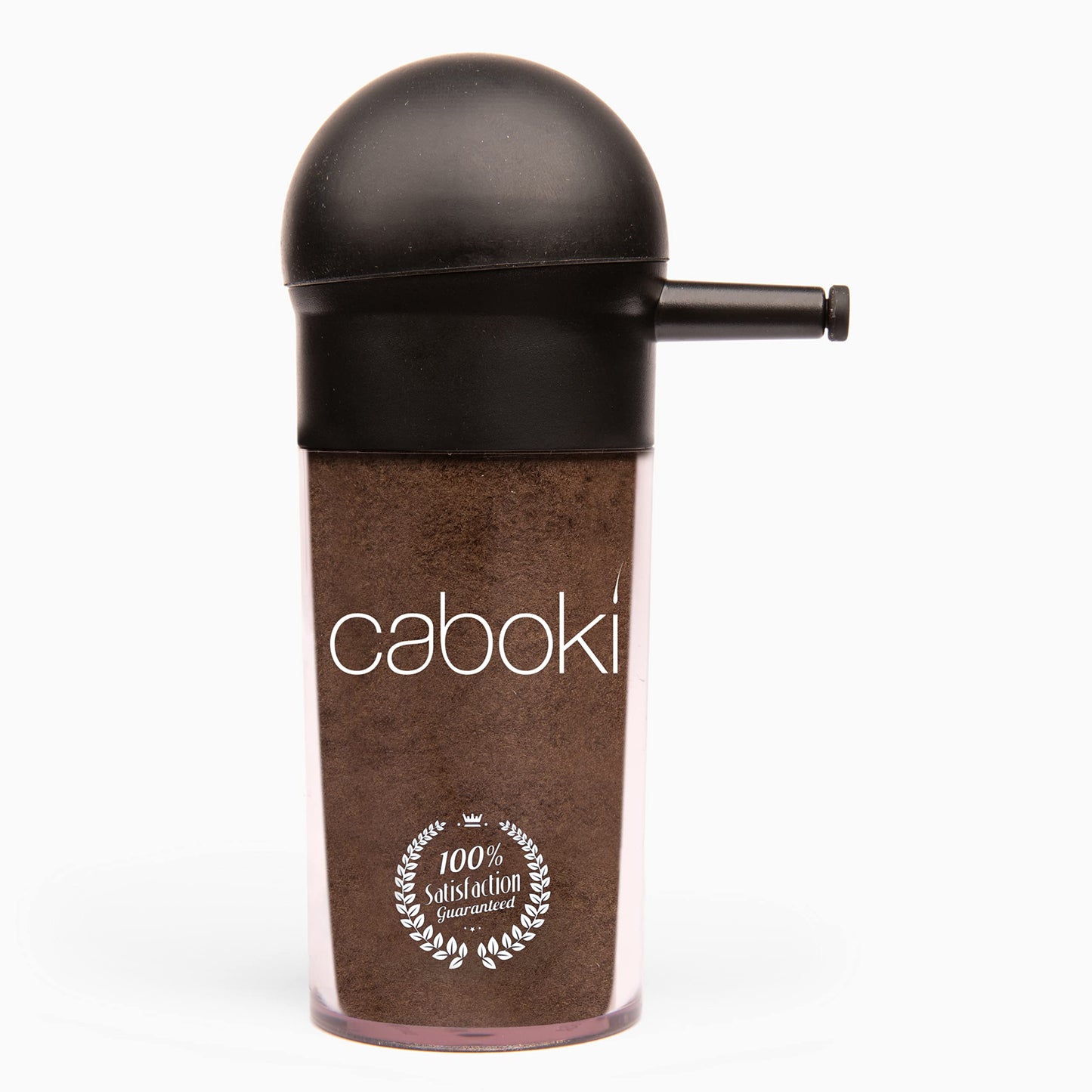 Caboki Hair Building Fiber + Built-In Spray Applicator (30-50 days supply). Dark Brown