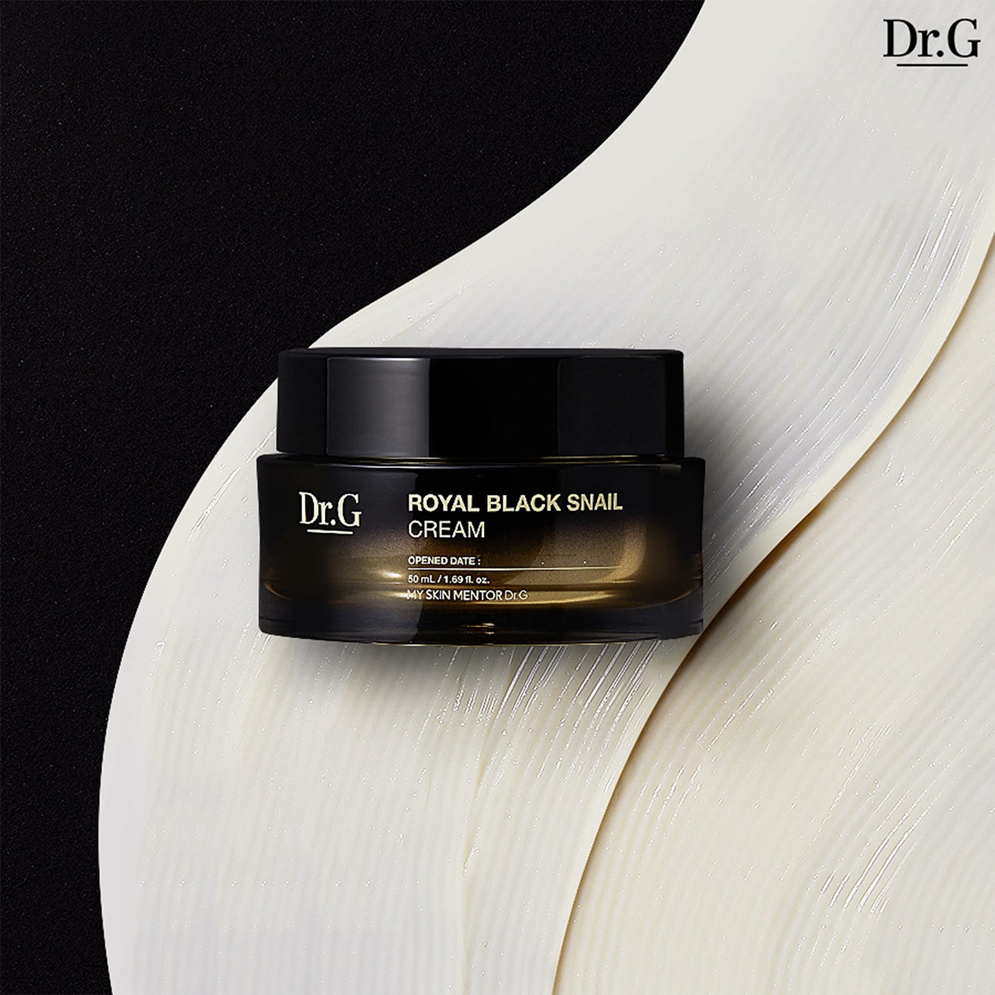 Dr. G Royal Black Snail Cream, 50ml - Korean Moisturizer, Snail Mucin Moisturizer, Korean Skin Care Moisturizer, Korean Face Moisturizer Korean, Moisturizer Face Cream Korean, Kbeauty, K Beauty